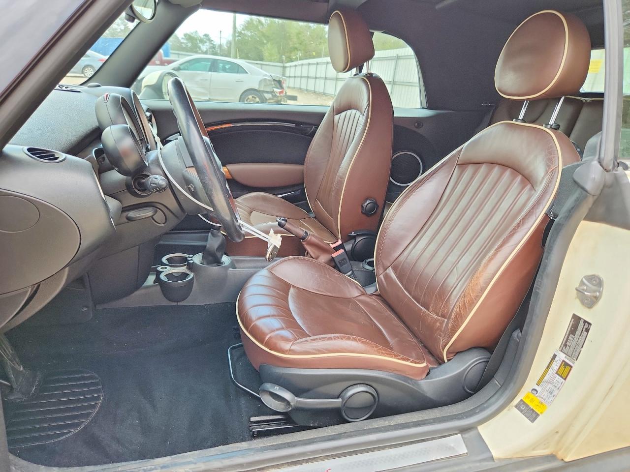 2012 Mini Cooper S Cream vin: WMWZP3C56CT296606