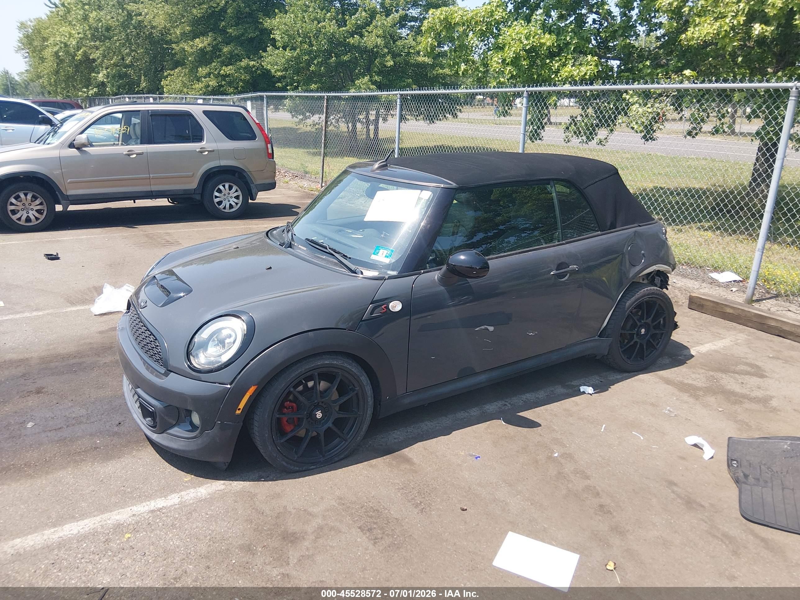 2011 Mini Cooper S   Gray vin: WMWZP3C57BTX83120