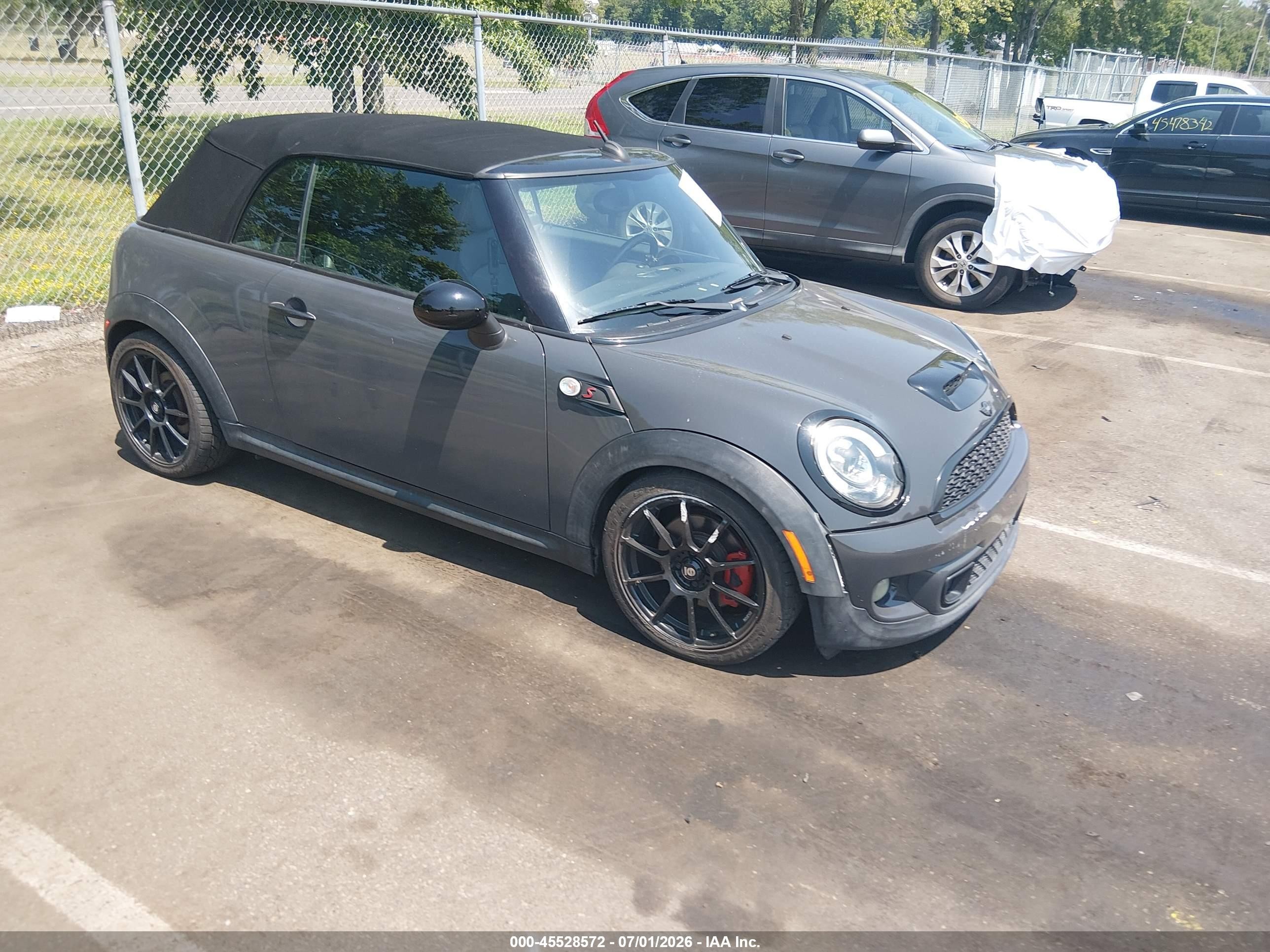 2011 Mini Cooper S   Gray vin: WMWZP3C57BTX83120
