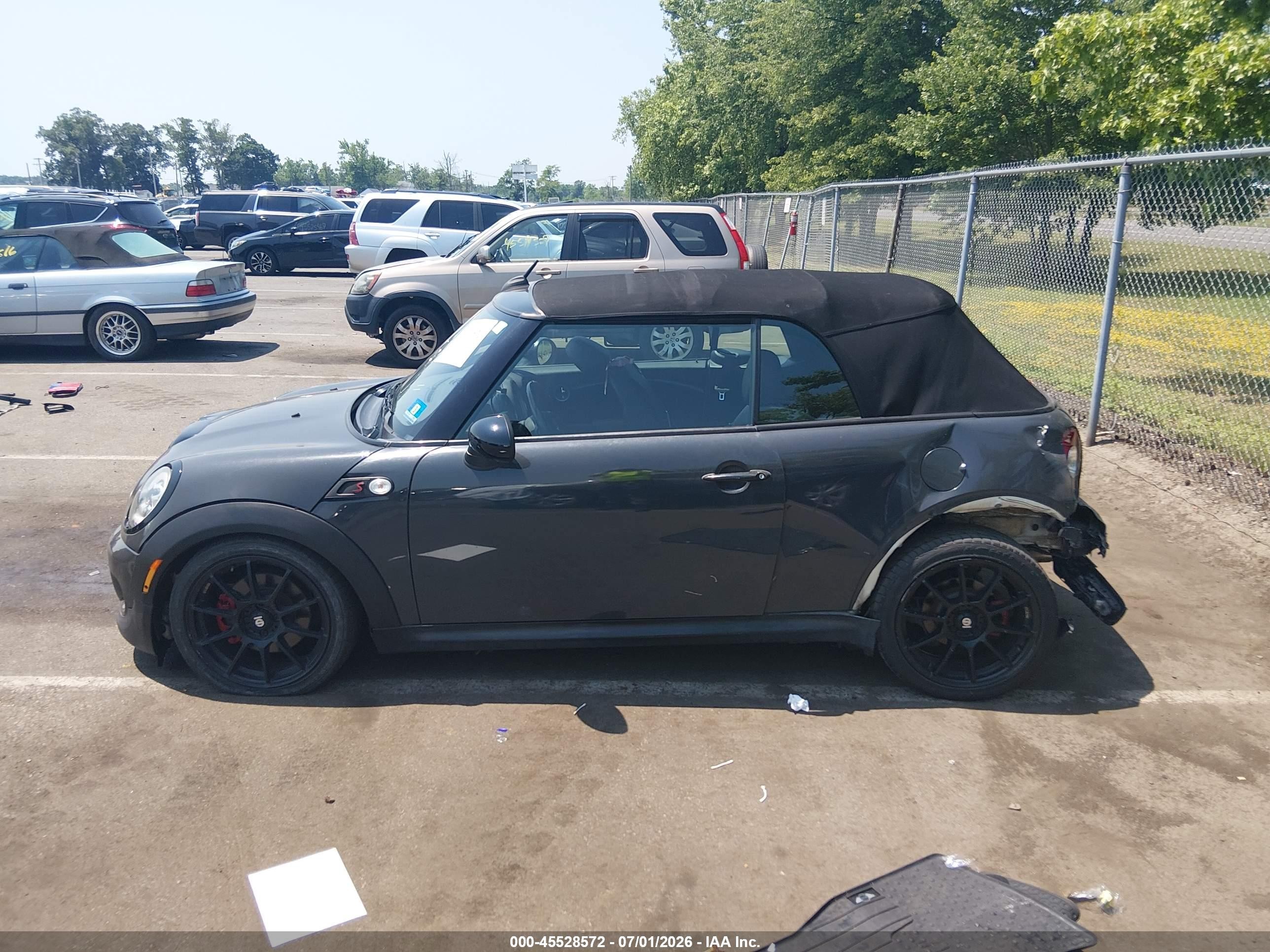 2011 Mini Cooper S   Gray vin: WMWZP3C57BTX83120