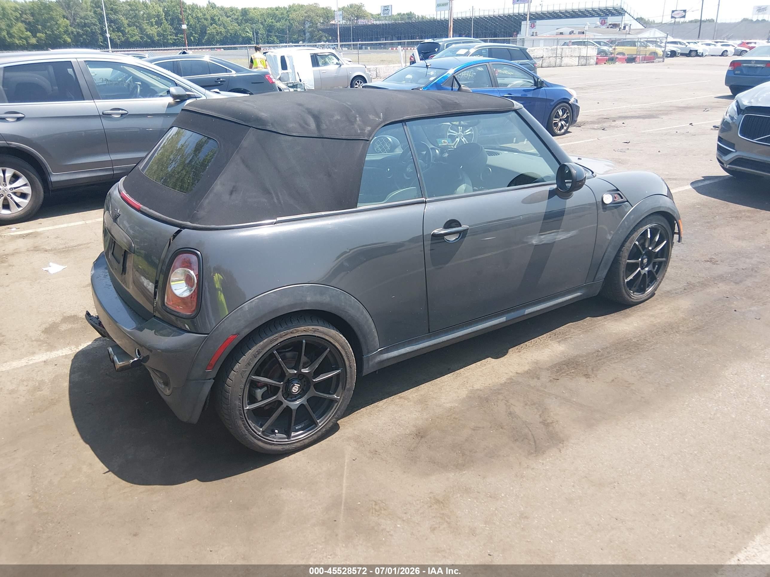 2011 Mini Cooper S   Gray vin: WMWZP3C57BTX83120