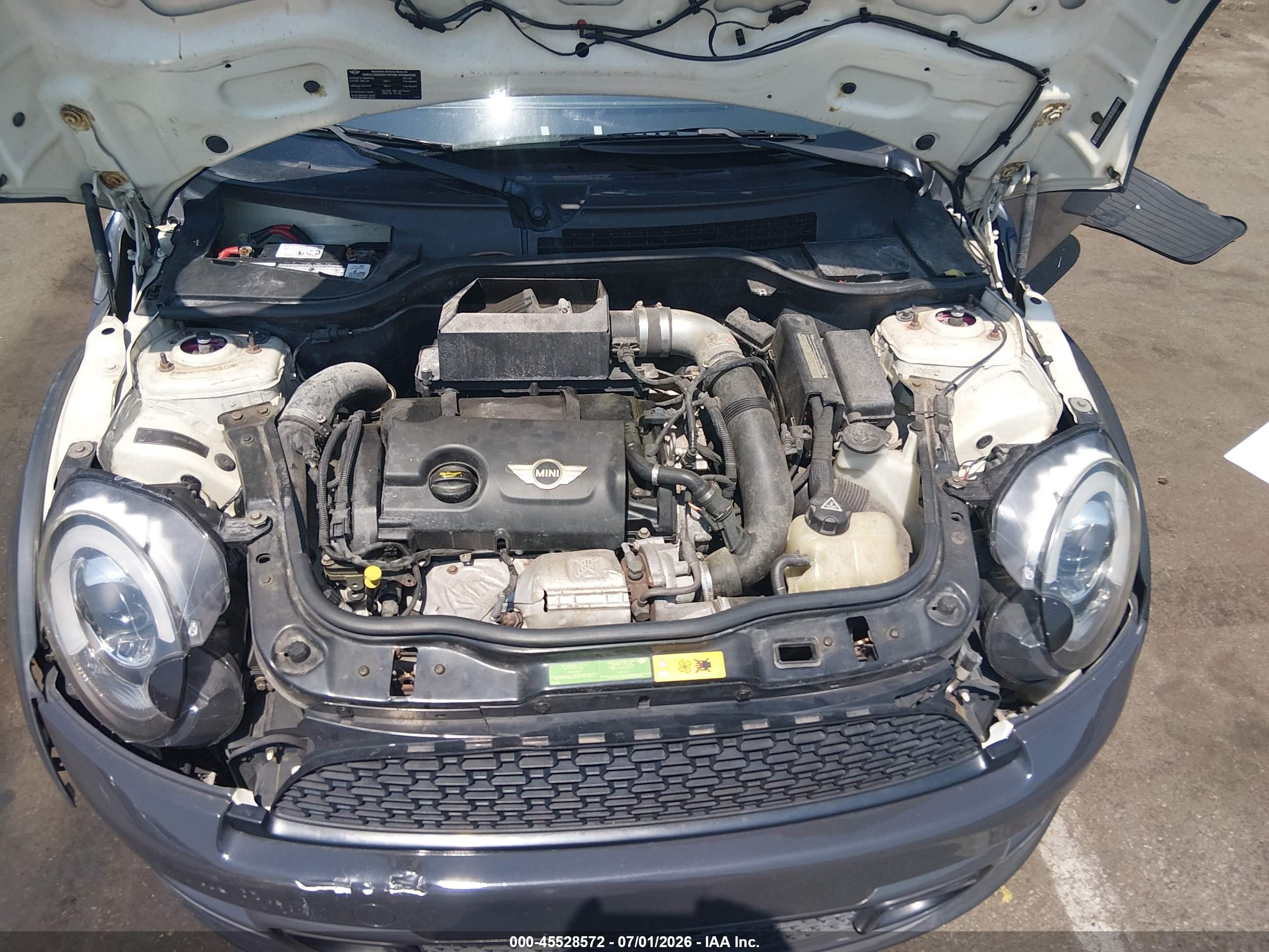 2011 Mini Cooper S   Gray vin: WMWZP3C57BTX83120