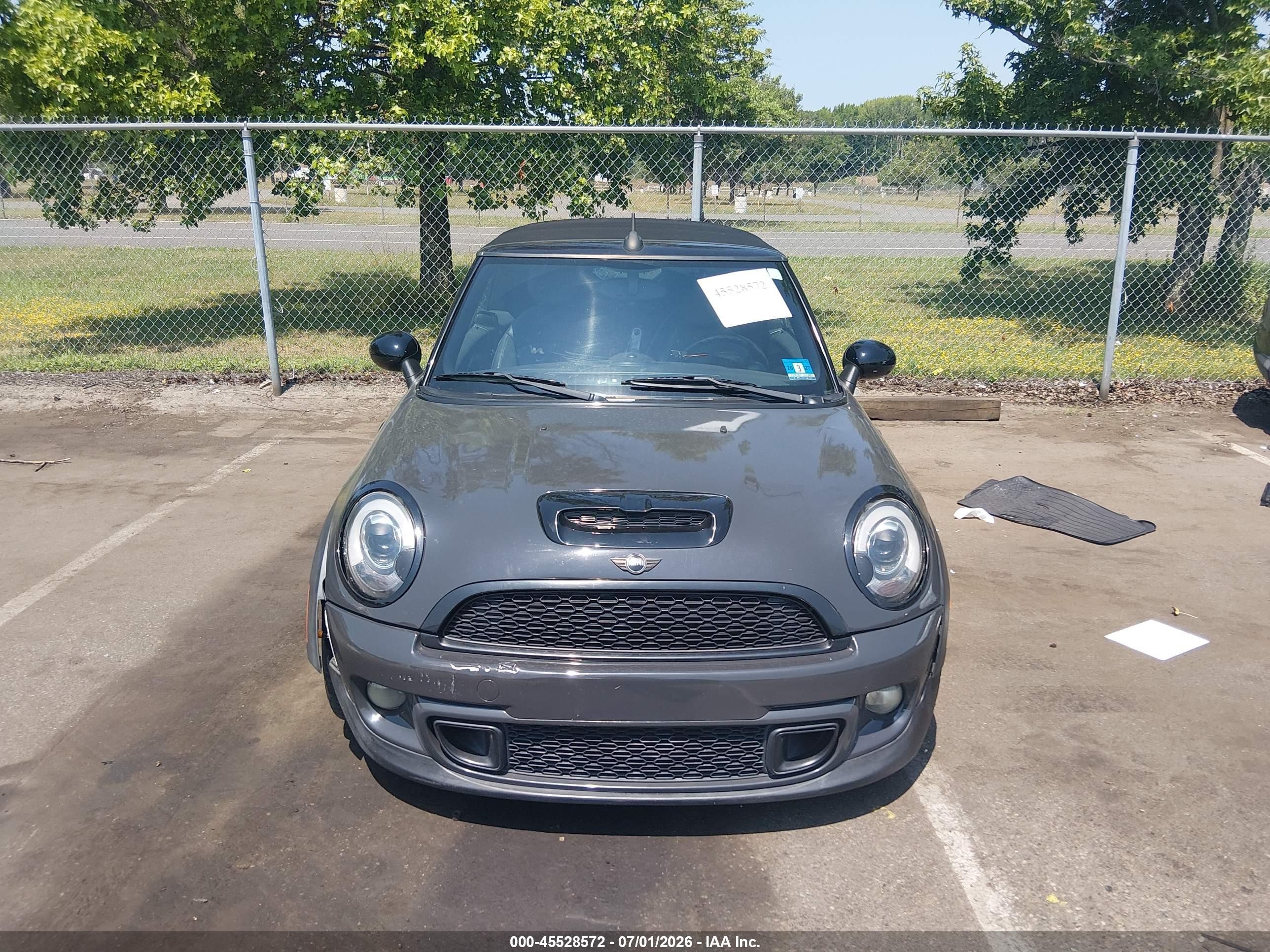 2011 Mini Cooper S   Gray vin: WMWZP3C57BTX83120