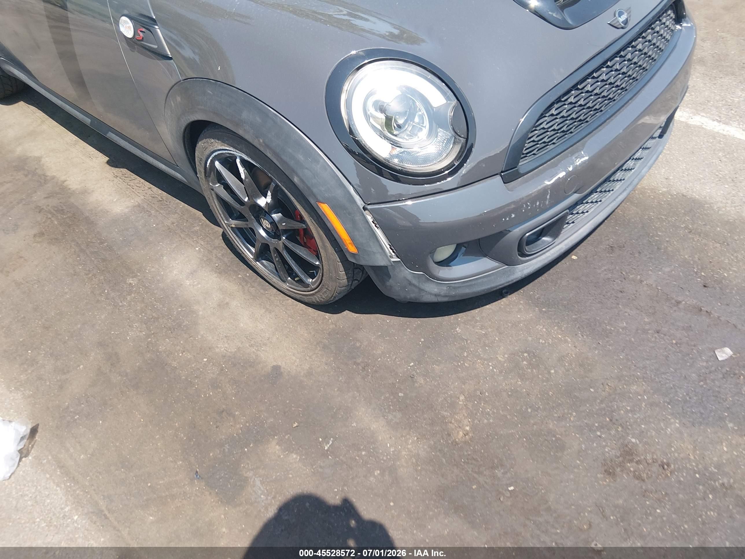 2011 Mini Cooper S   Gray vin: WMWZP3C57BTX83120