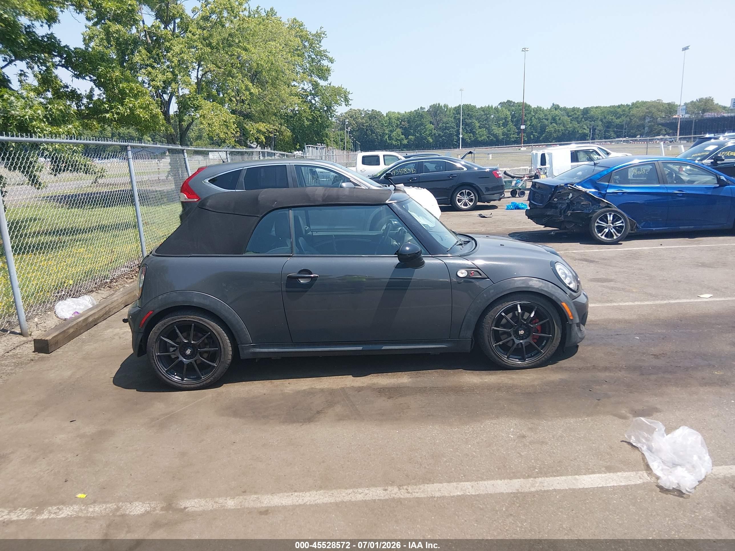 2011 Mini Cooper S   Gray vin: WMWZP3C57BTX83120