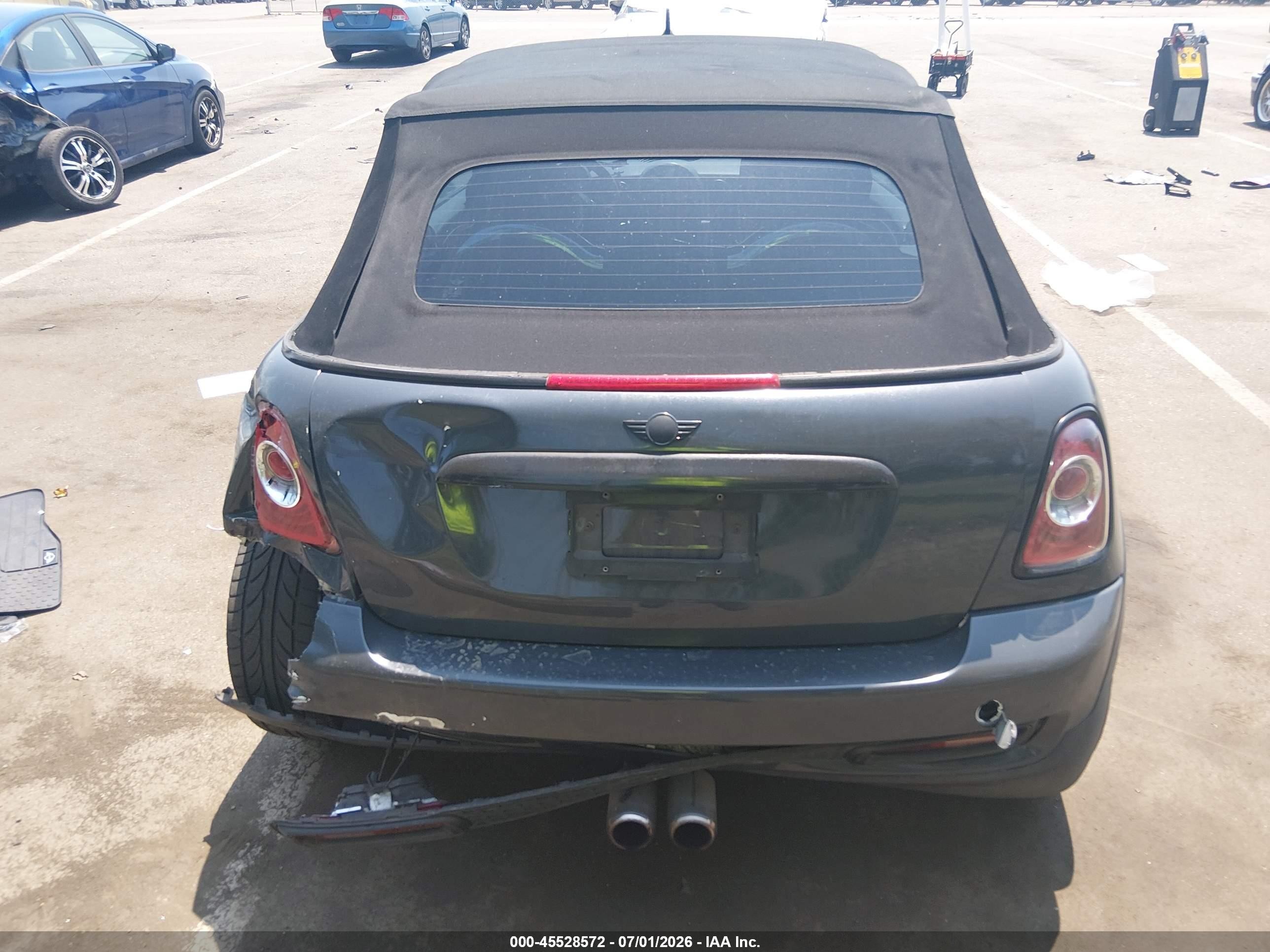 2011 Mini Cooper S   Gray vin: WMWZP3C57BTX83120