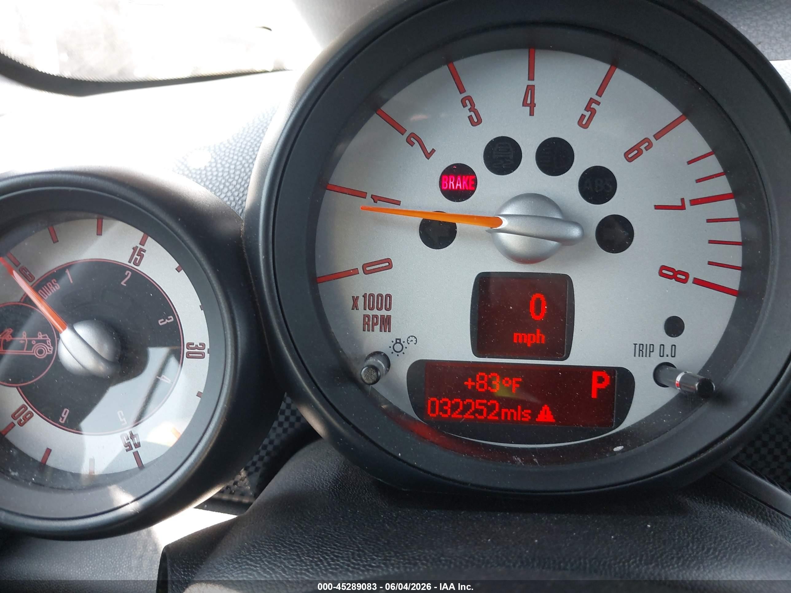 2014 Mini Convertible Cooper S Cream vin: WMWZP3C57ET707157