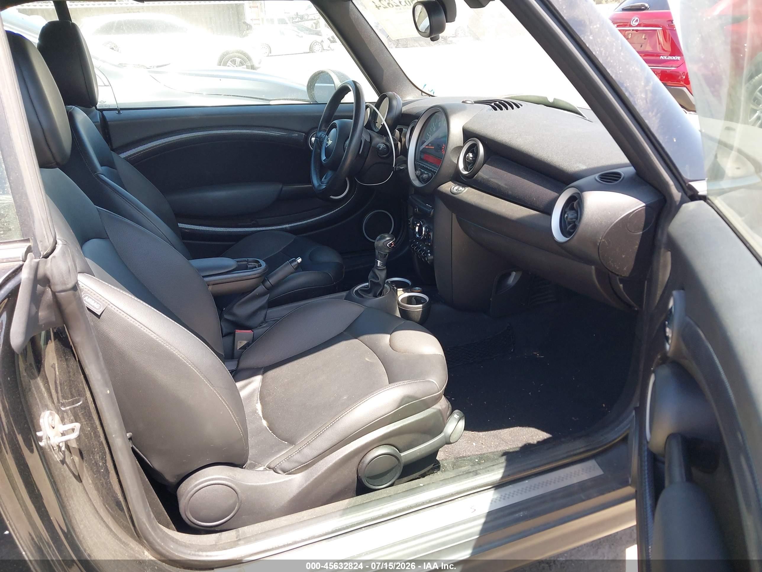 2015 Mini Convertible Cooper S Black vin: WMWZP3C57F2A91602