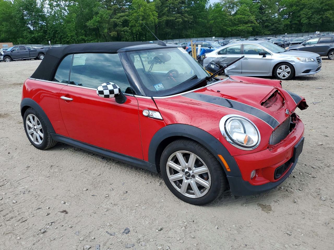 2013 Mini Cooper S Red vin: WMWZP3C58DT550513