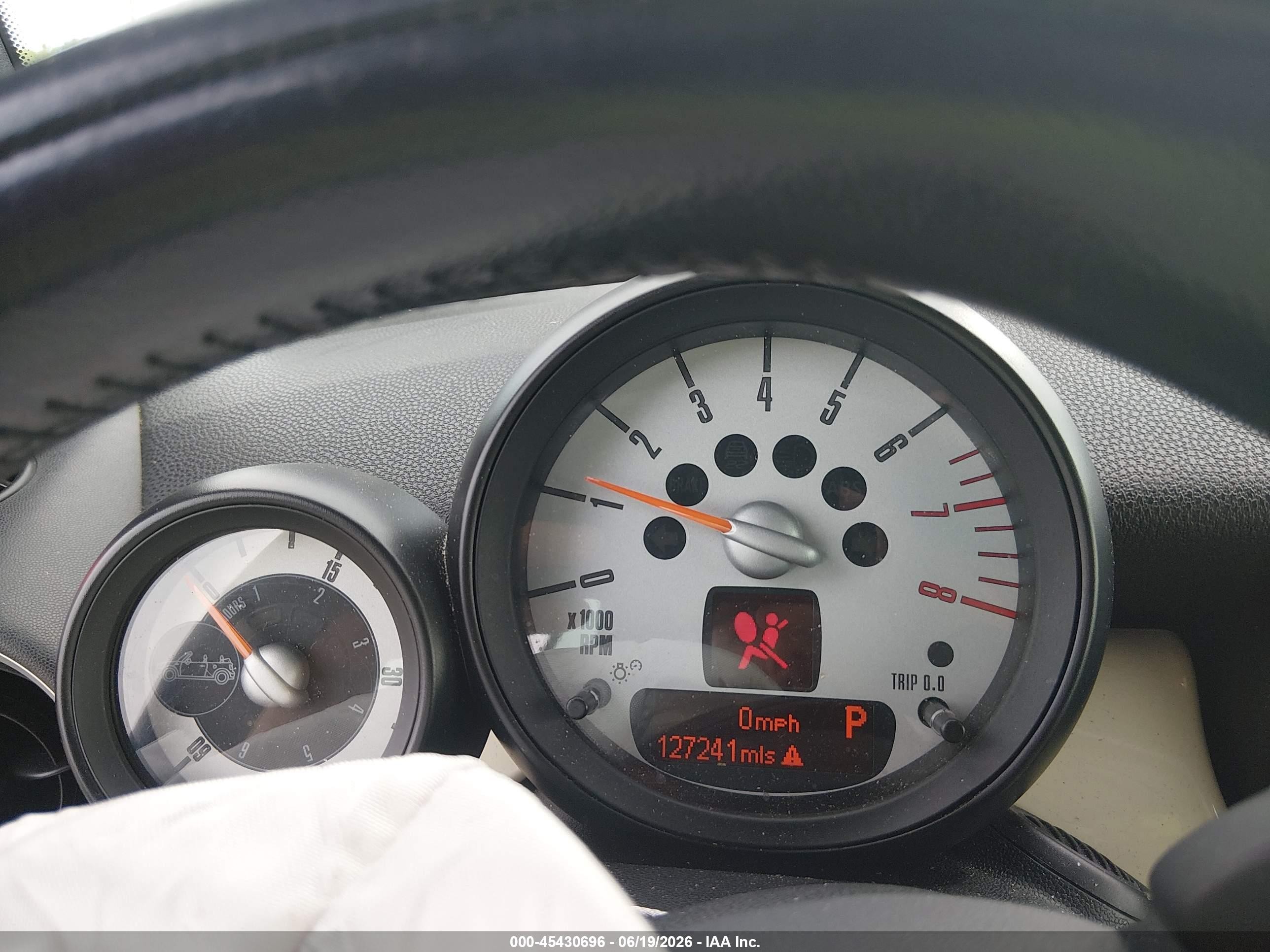 2013 Mini Convertible Cooper S Серый vin: WMWZP3C59DT551329