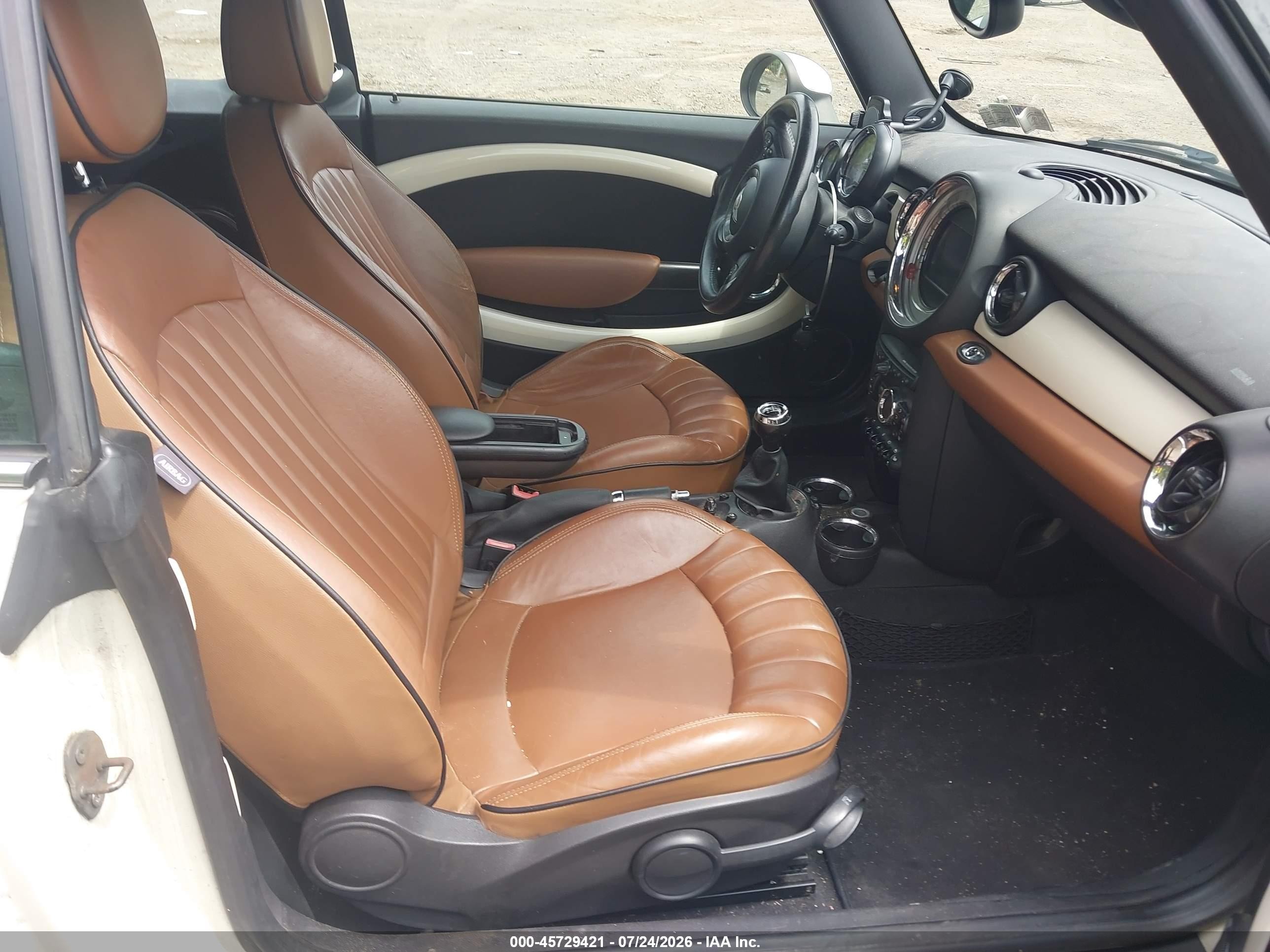 2014 Mini Convertible Cooper S White vin: WMWZP3C59ET298272