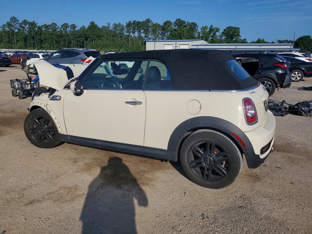 2014 Mini Cooper S White vin: WMWZP3C59ET707290