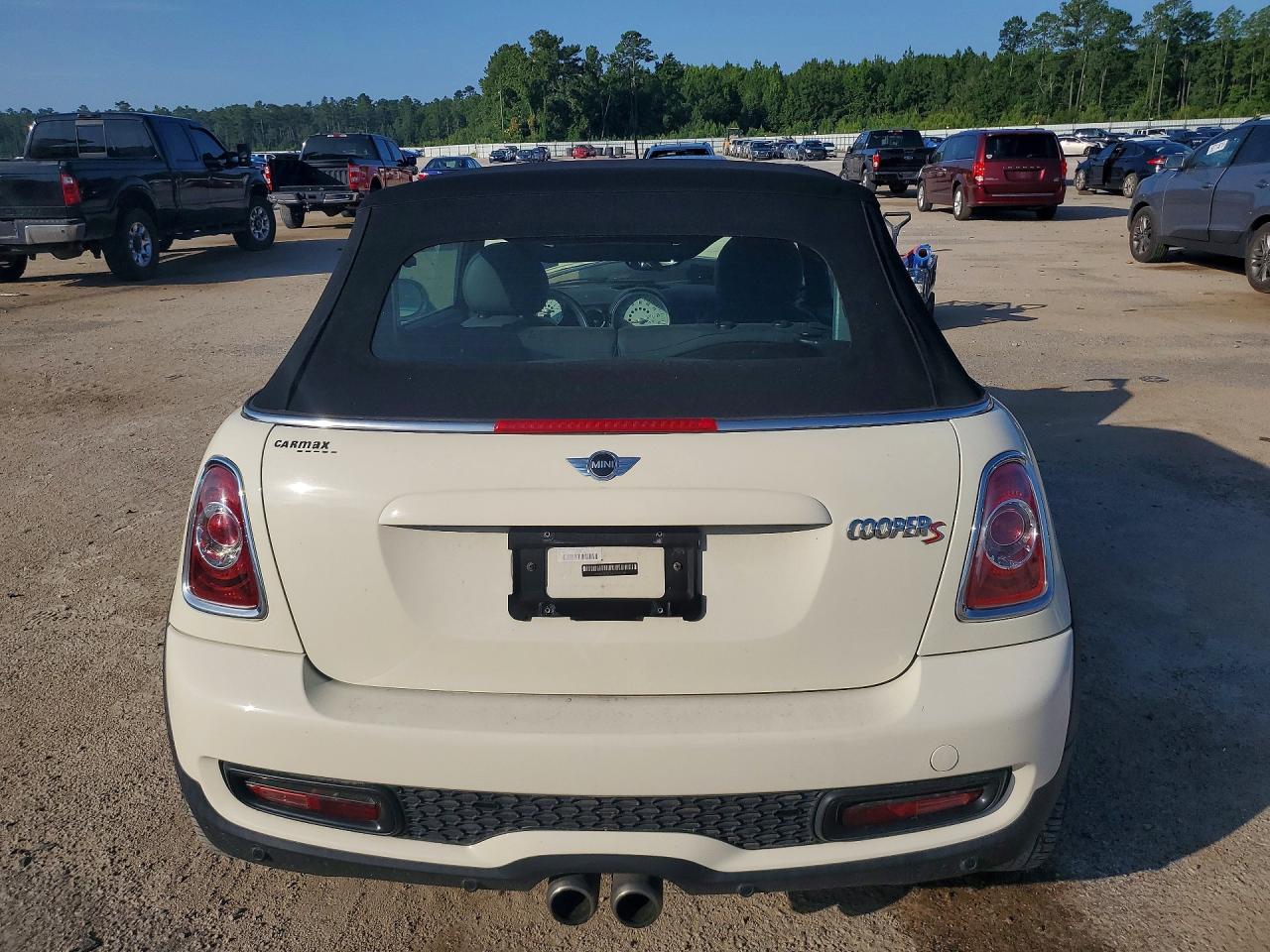 2014 Mini Cooper S White vin: WMWZP3C59ET707290