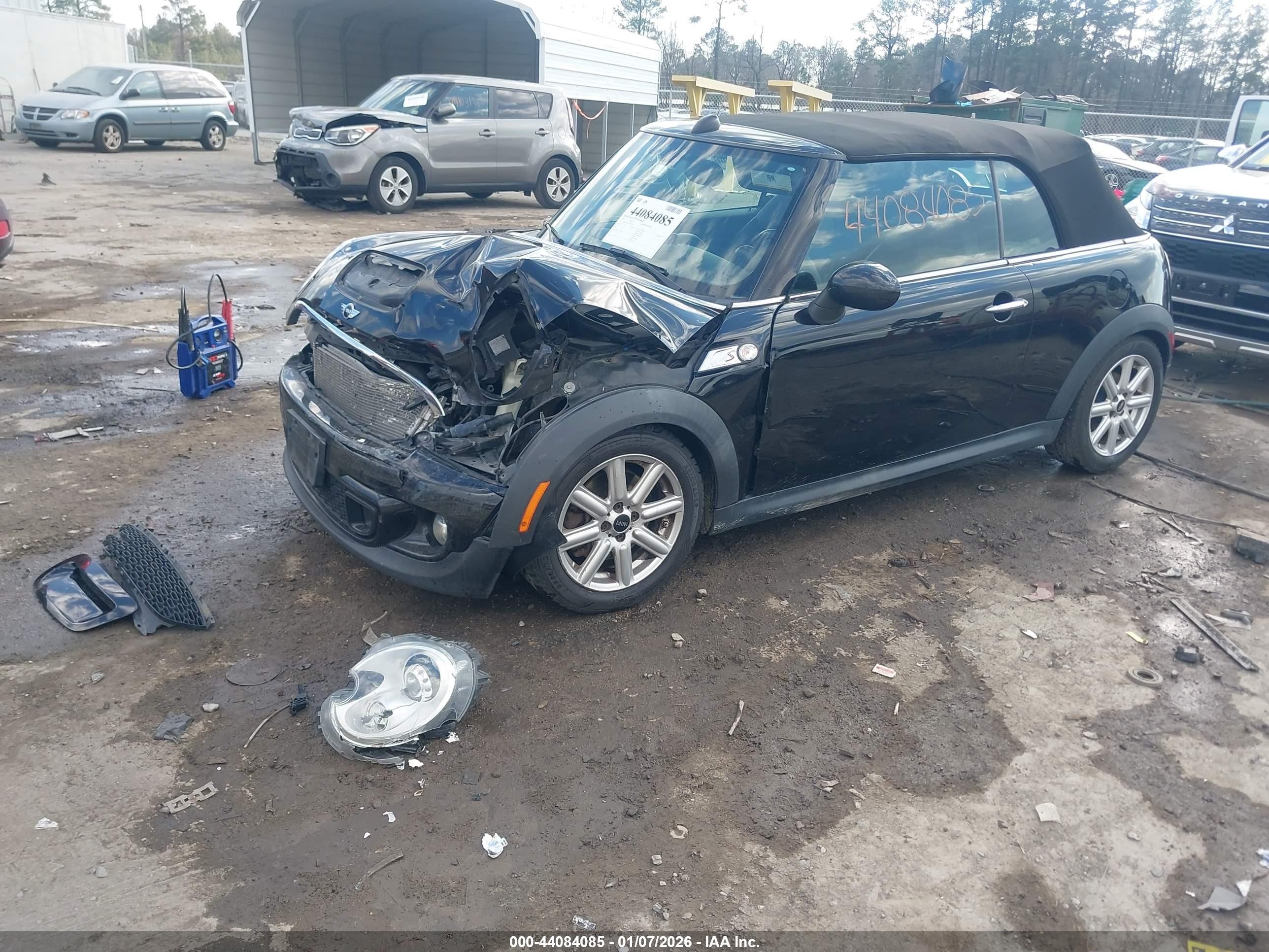 2015 Mini Convertible Cooper S Черный vin: WMWZP3C5XFT299013