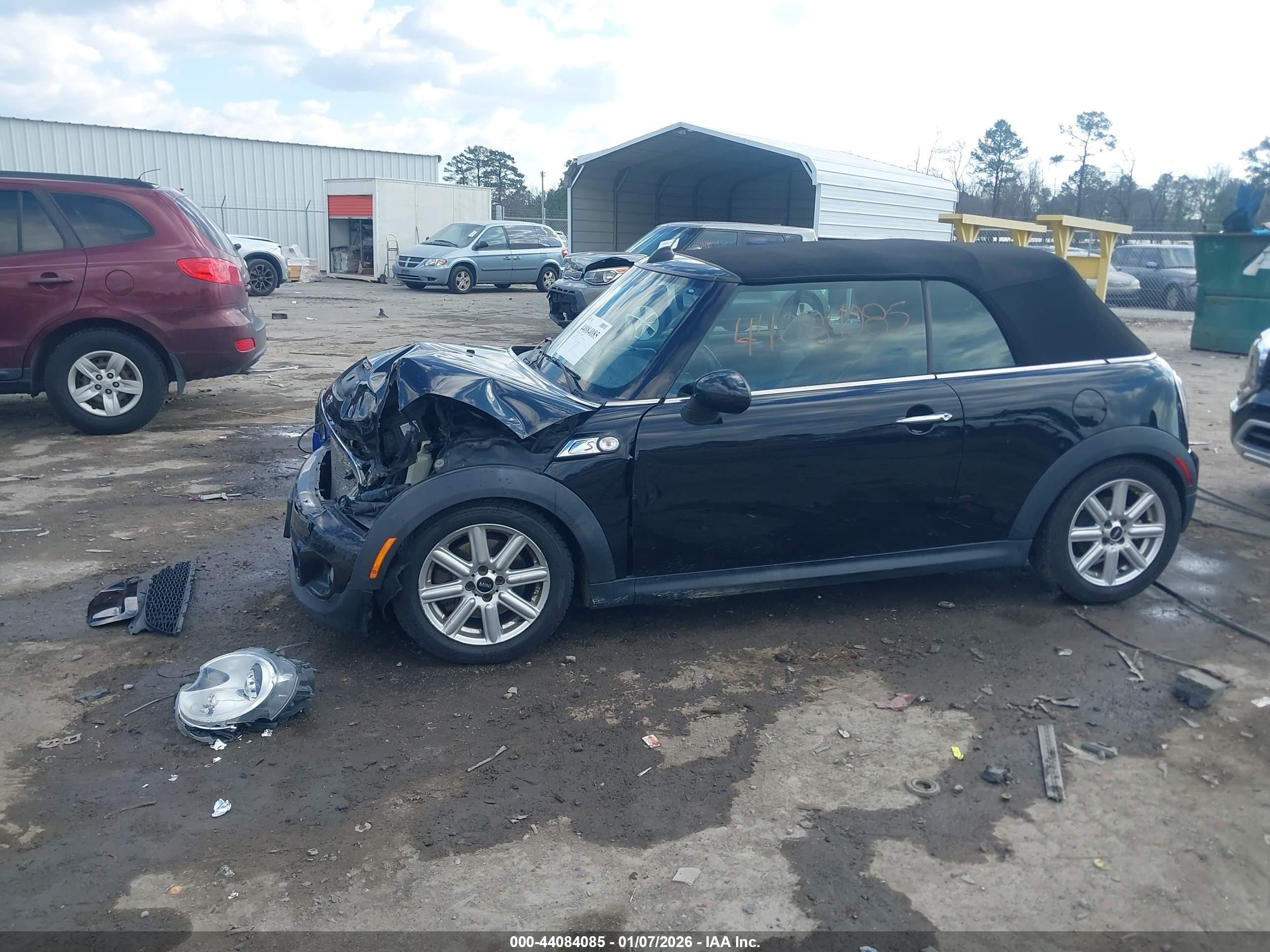 2015 Mini Convertible Cooper S Черный vin: WMWZP3C5XFT299013