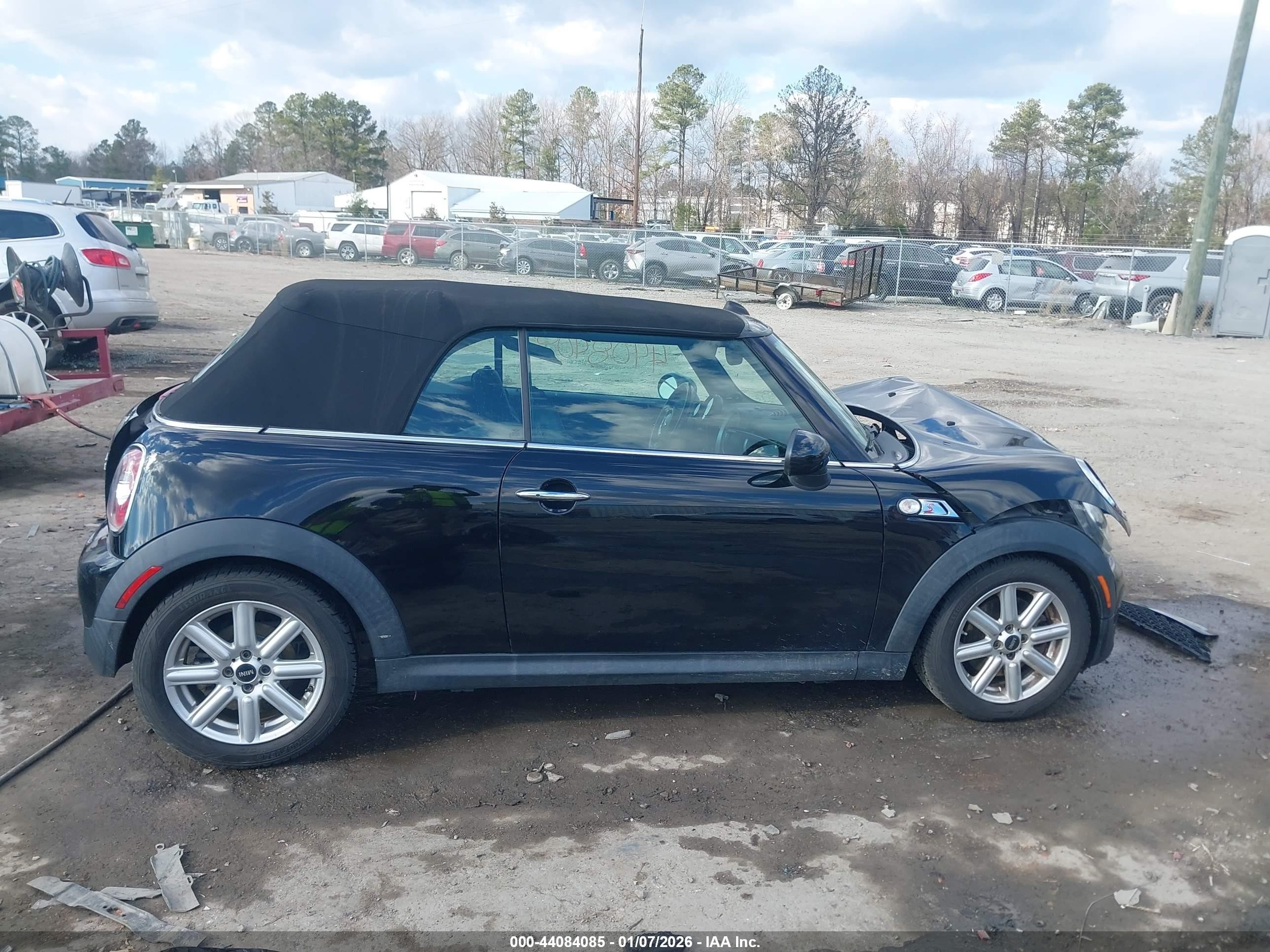 2015 Mini Convertible Cooper S Черный vin: WMWZP3C5XFT299013