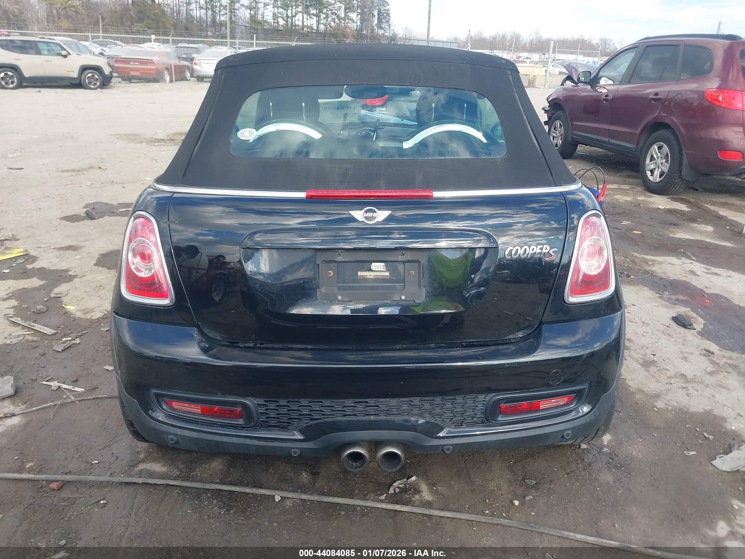 2015 Mini Convertible Cooper S Черный vin: WMWZP3C5XFT299013