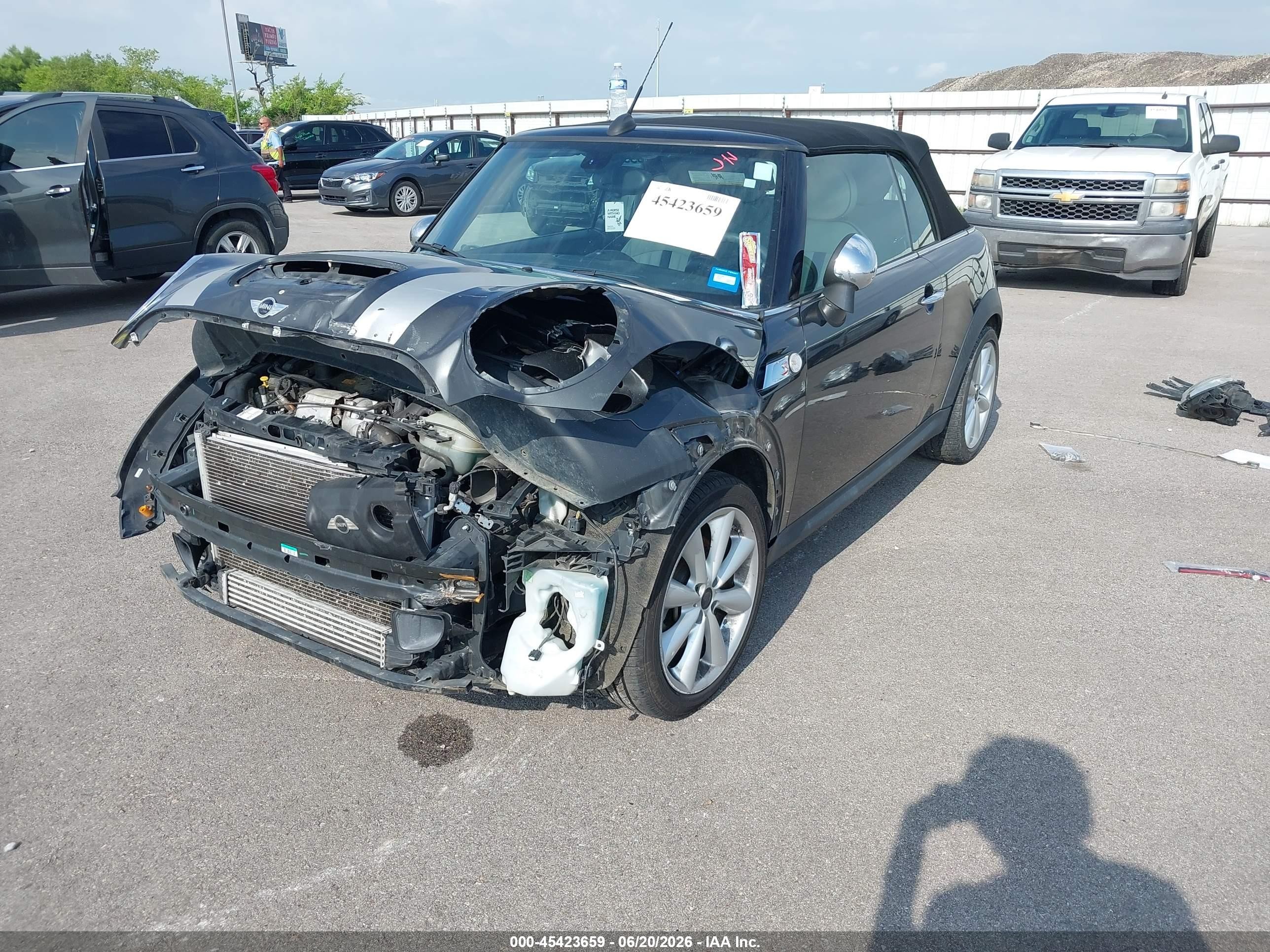 2015 Mini Convertible Cooper S Gray vin: WMWZP3C5XFT708546