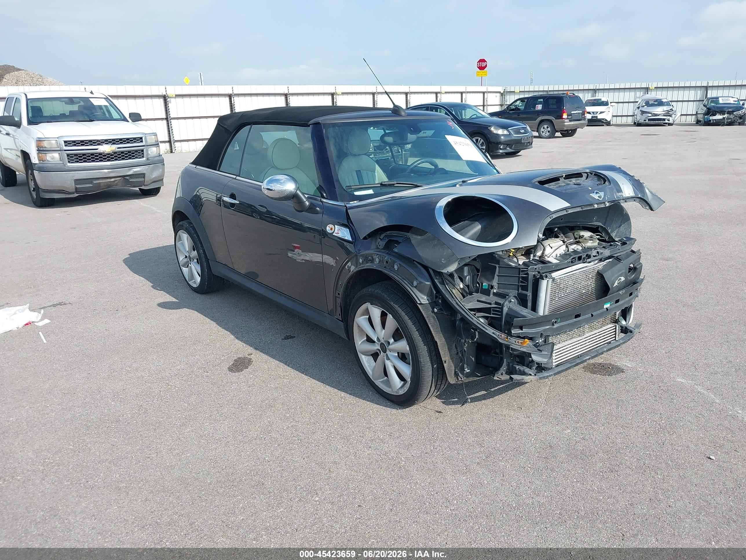 2015 Mini Convertible Cooper S Gray vin: WMWZP3C5XFT708546