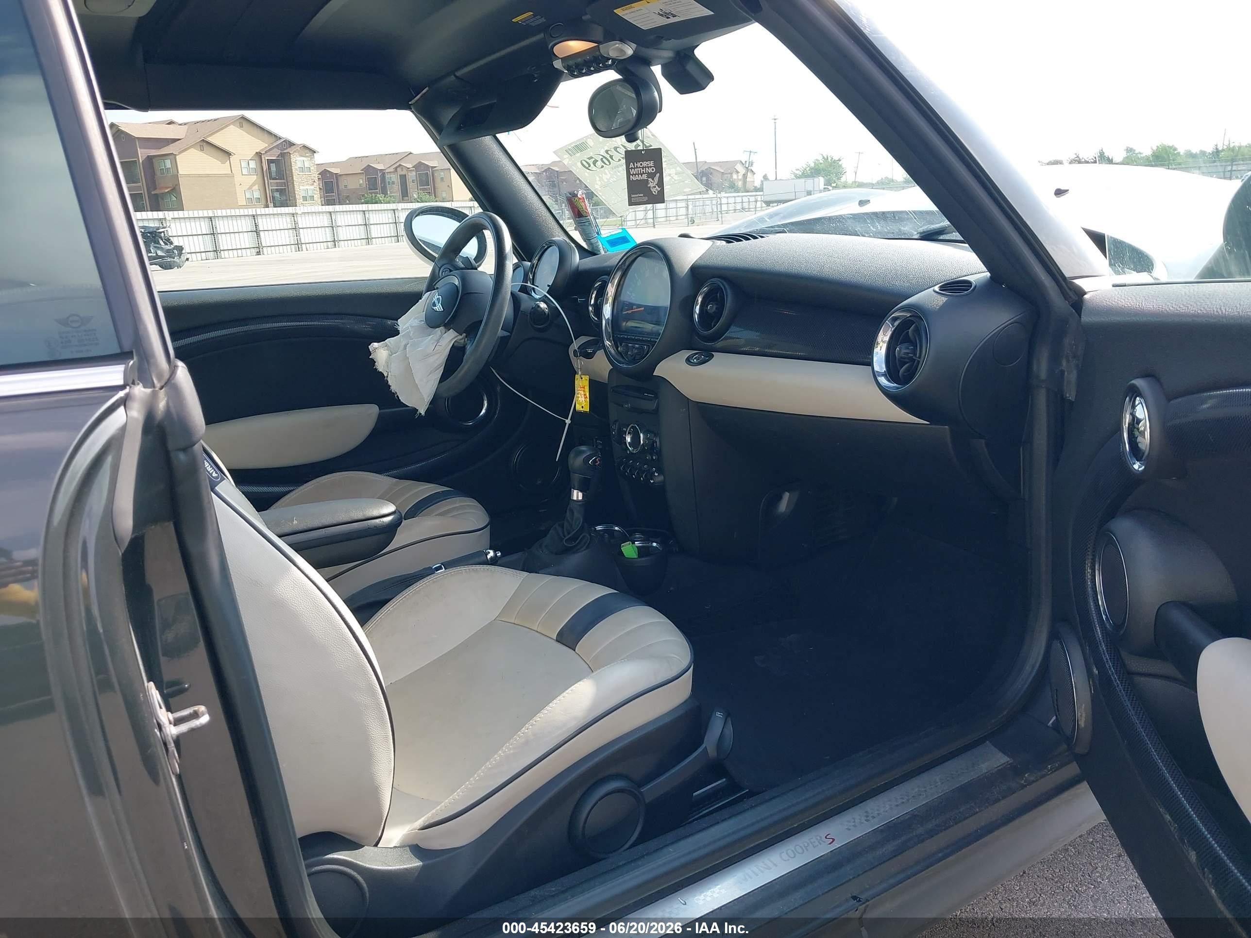 2015 Mini Convertible Cooper S Gray vin: WMWZP3C5XFT708546