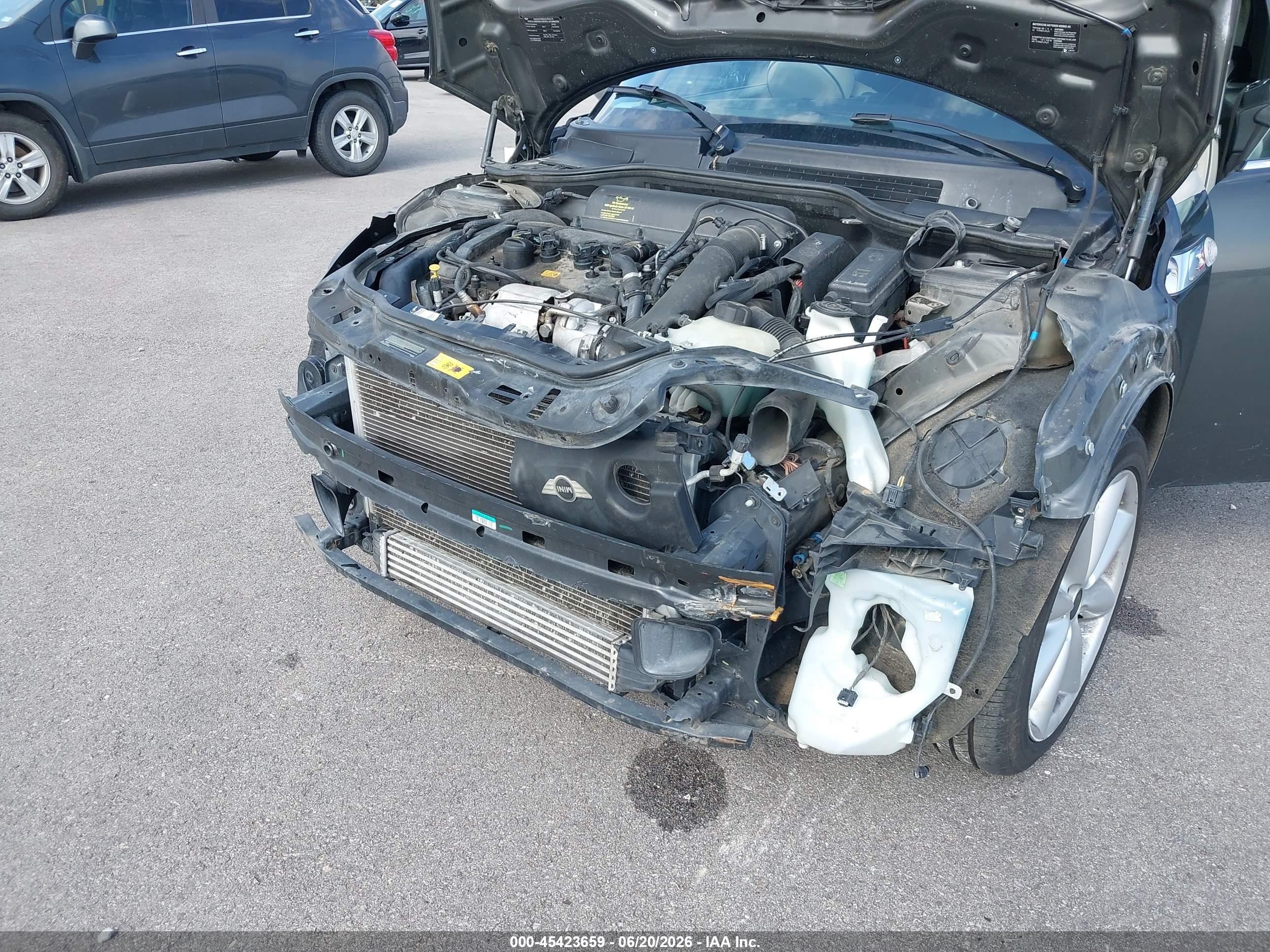 2015 Mini Convertible Cooper S Gray vin: WMWZP3C5XFT708546