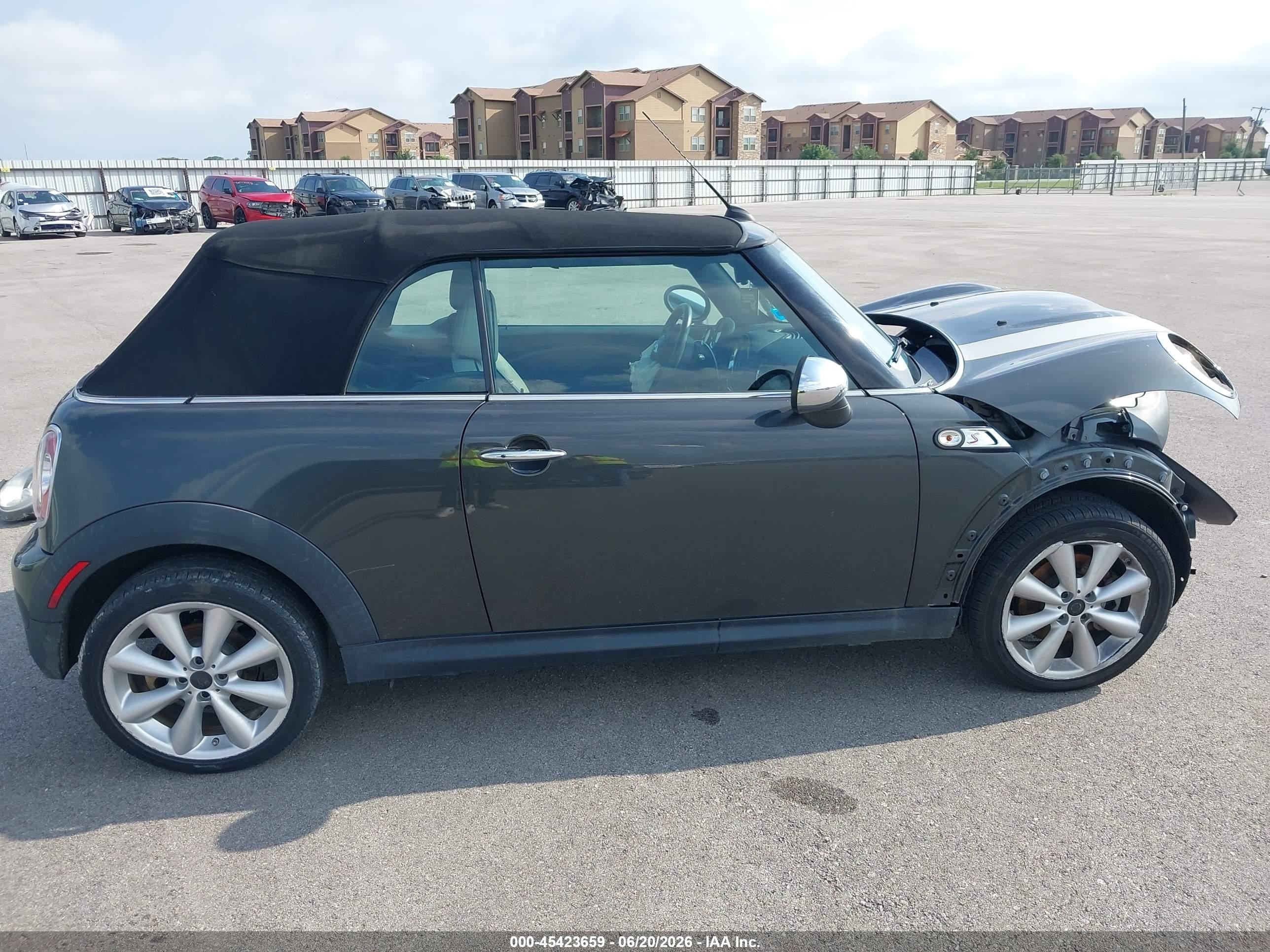 2015 Mini Convertible Cooper S Gray vin: WMWZP3C5XFT708546