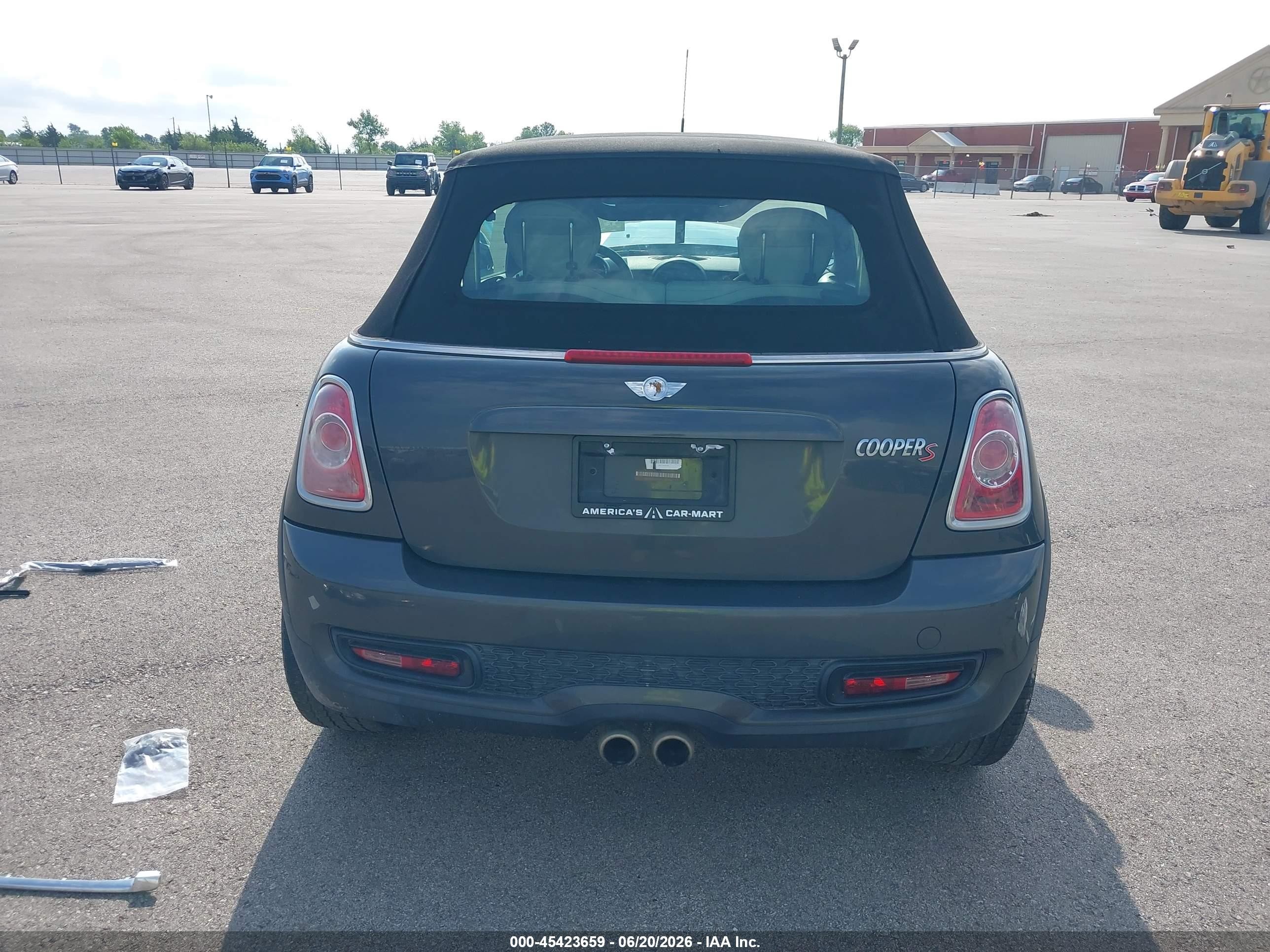 2015 Mini Convertible Cooper S Gray vin: WMWZP3C5XFT708546