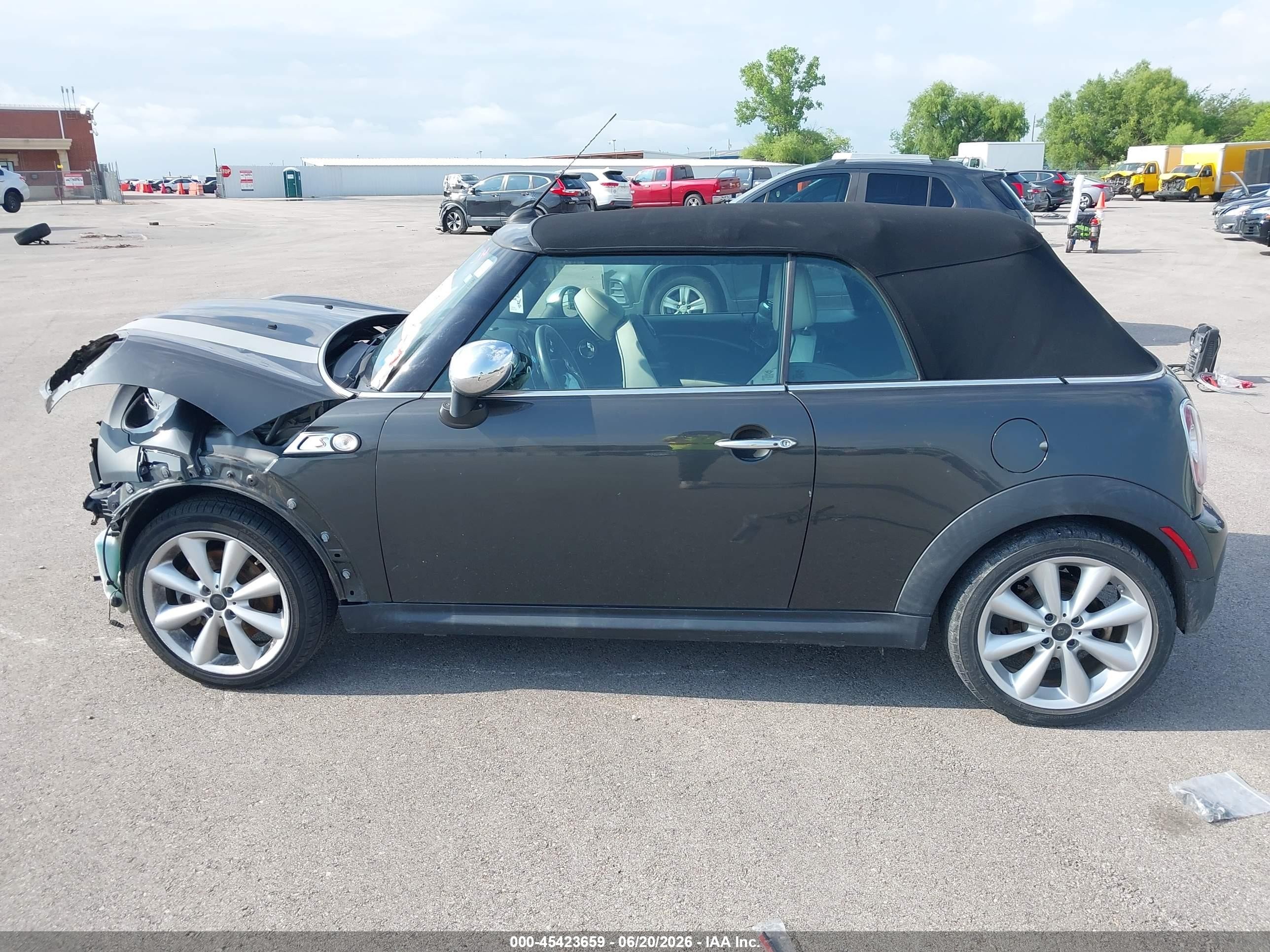2015 Mini Convertible Cooper S Gray vin: WMWZP3C5XFT708546