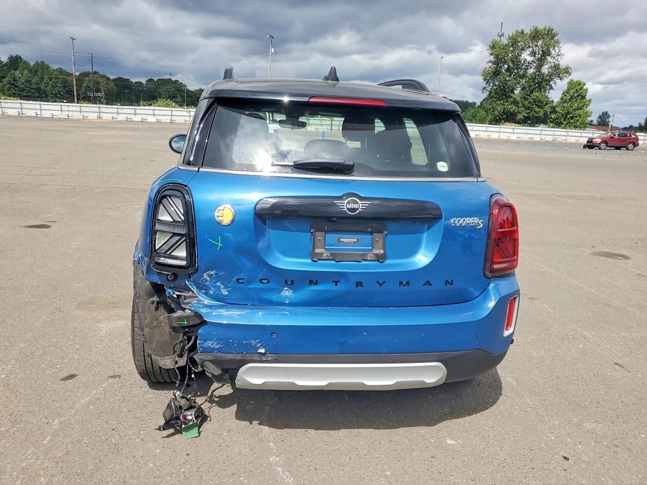 2021 Mini Cooper S E Countryman All4 Blue vin: WMZ23BS06M3M43783