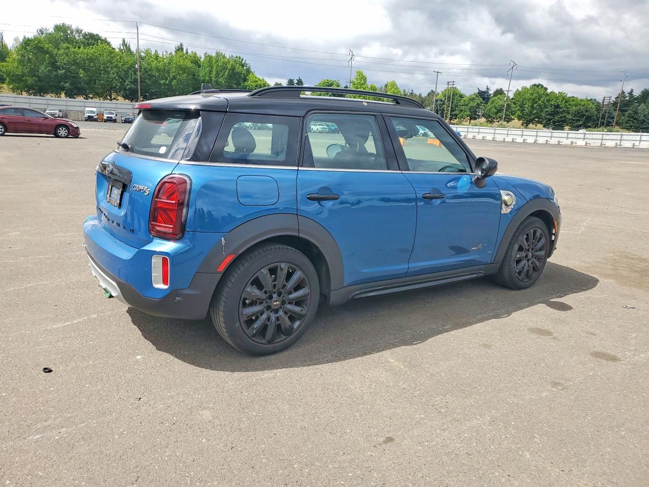 2021 Mini Cooper S E Countryman All4 Blue vin: WMZ23BS06M3M43783