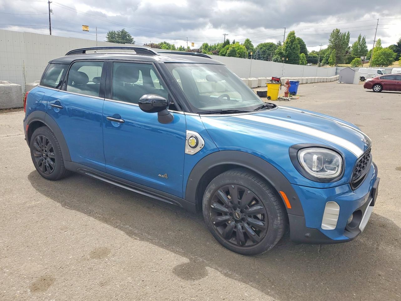 2021 Mini Cooper S E Countryman All4 Blue vin: WMZ23BS06M3M43783