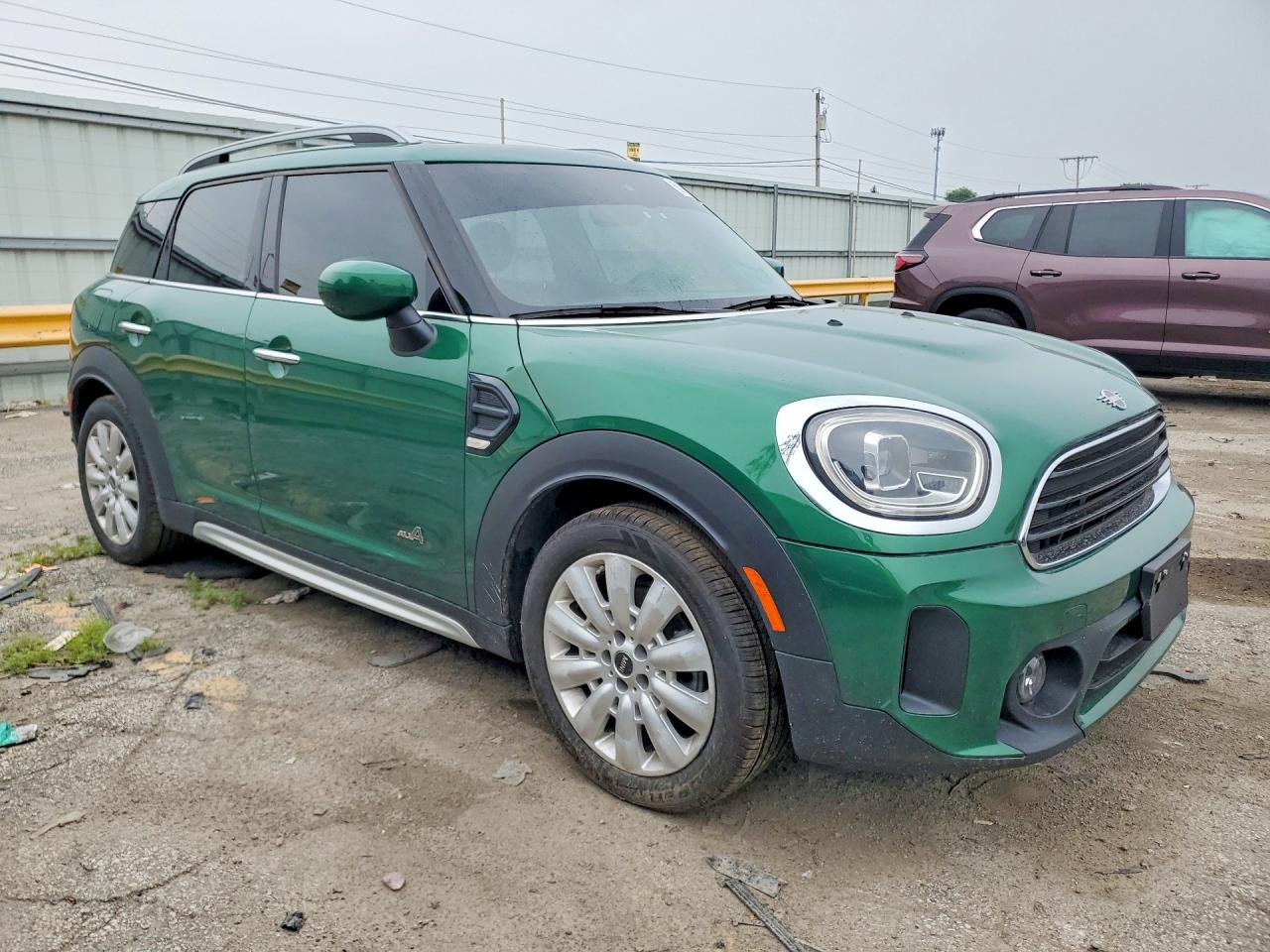 2022 Mini Cooper Countryman All4 Green vin: WMZ43BR02N3N28345