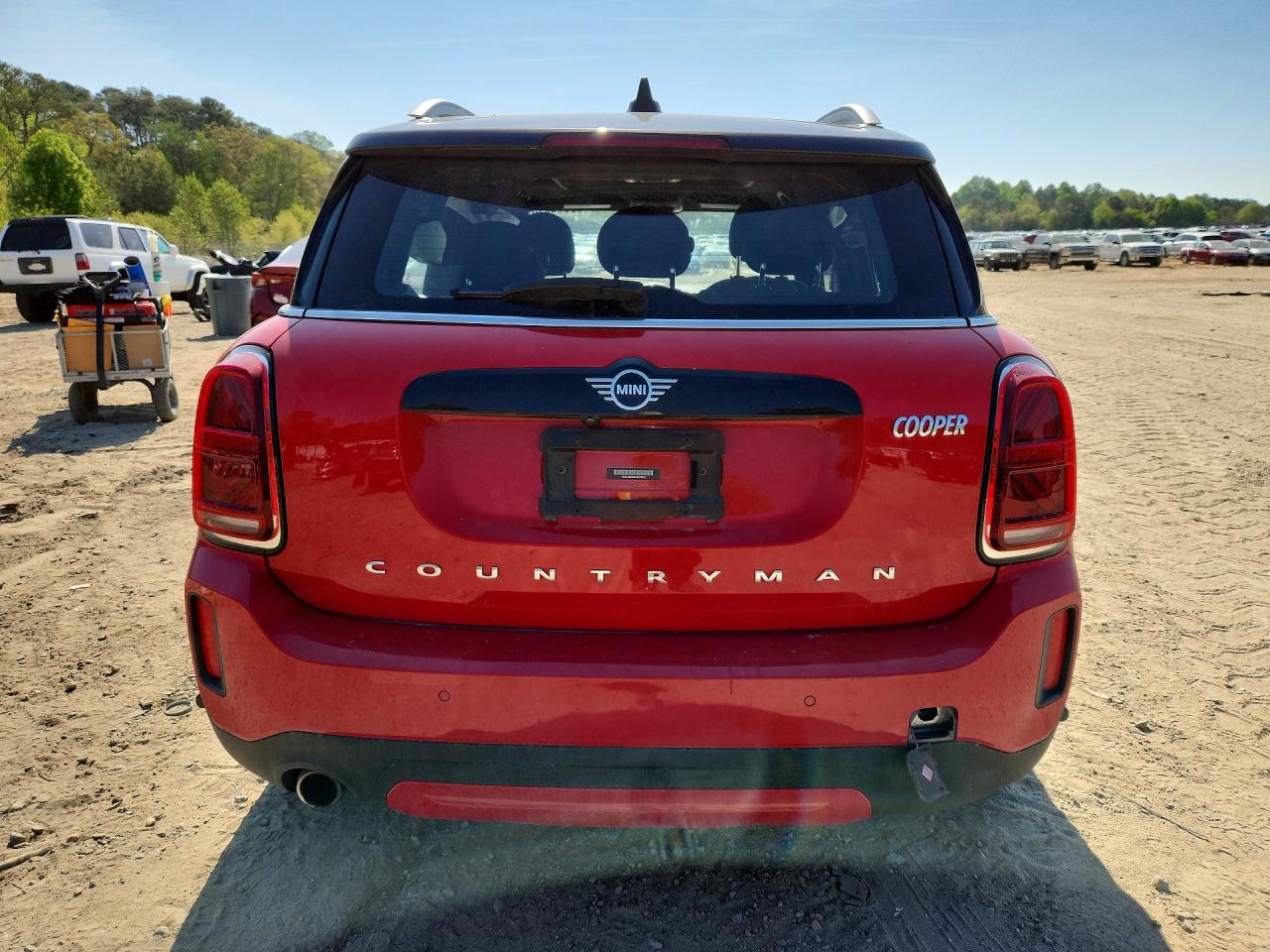 2022 Mini Cooper Countryman All4 Red vin: WMZ43BR04N3N29822