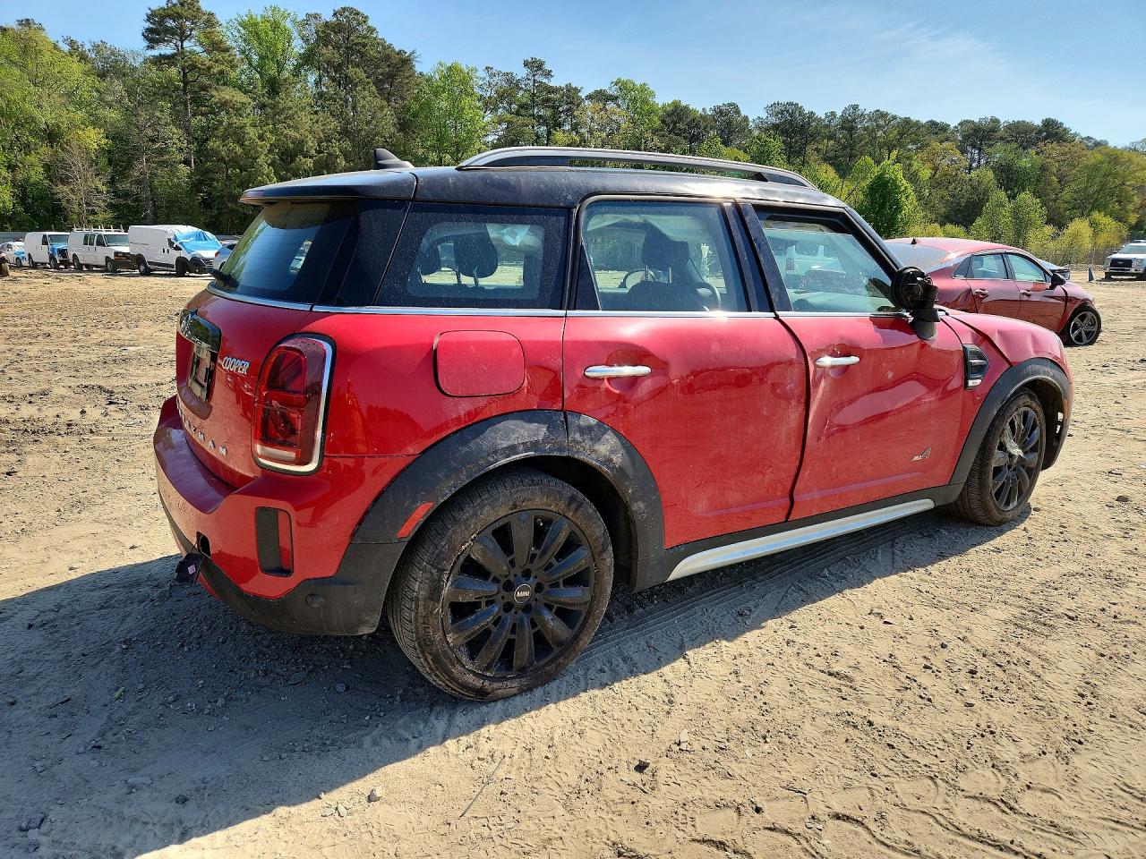 2022 Mini Cooper Countryman All4 Red vin: WMZ43BR04N3N29822