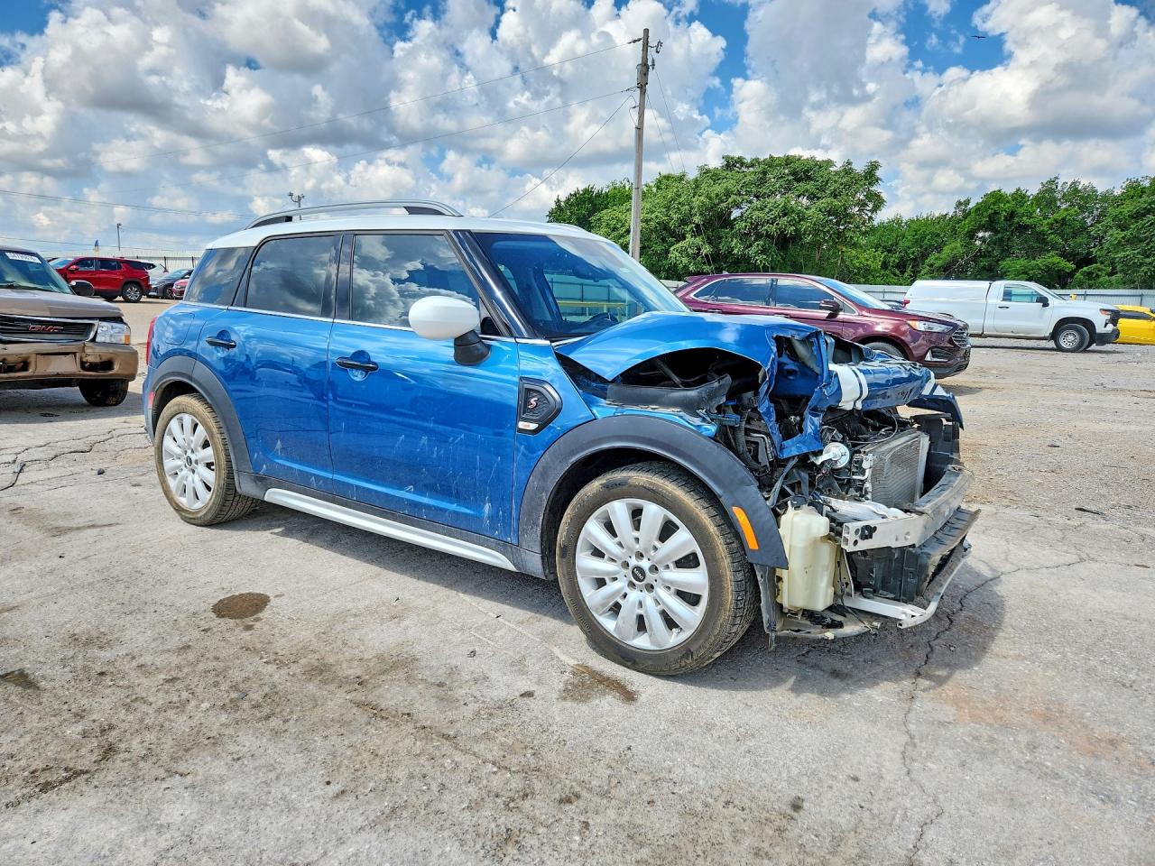 2022 Mini Cooper S Countryman Blue vin: WMZ53BR01N3N99573