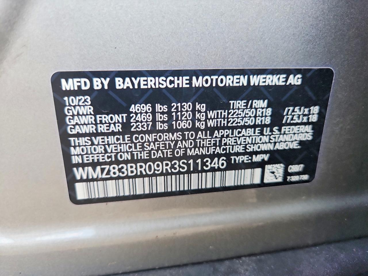 2024 Mini Cooper S Countryman All4 Silver vin: WMZ83BR09R3S11346