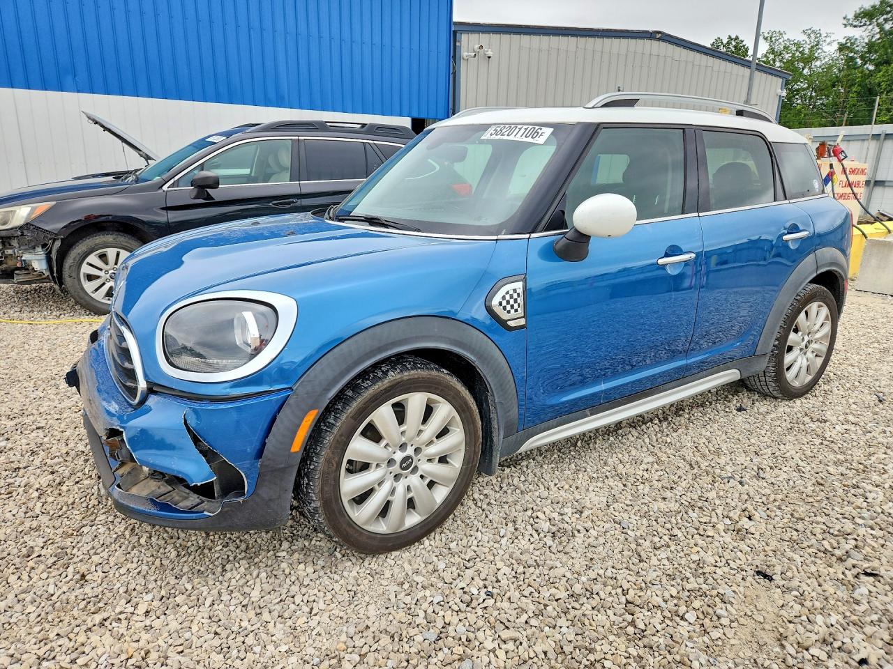 2017 Mini Cooper Countryman Синий vin: WMZYS7C35H3B63073