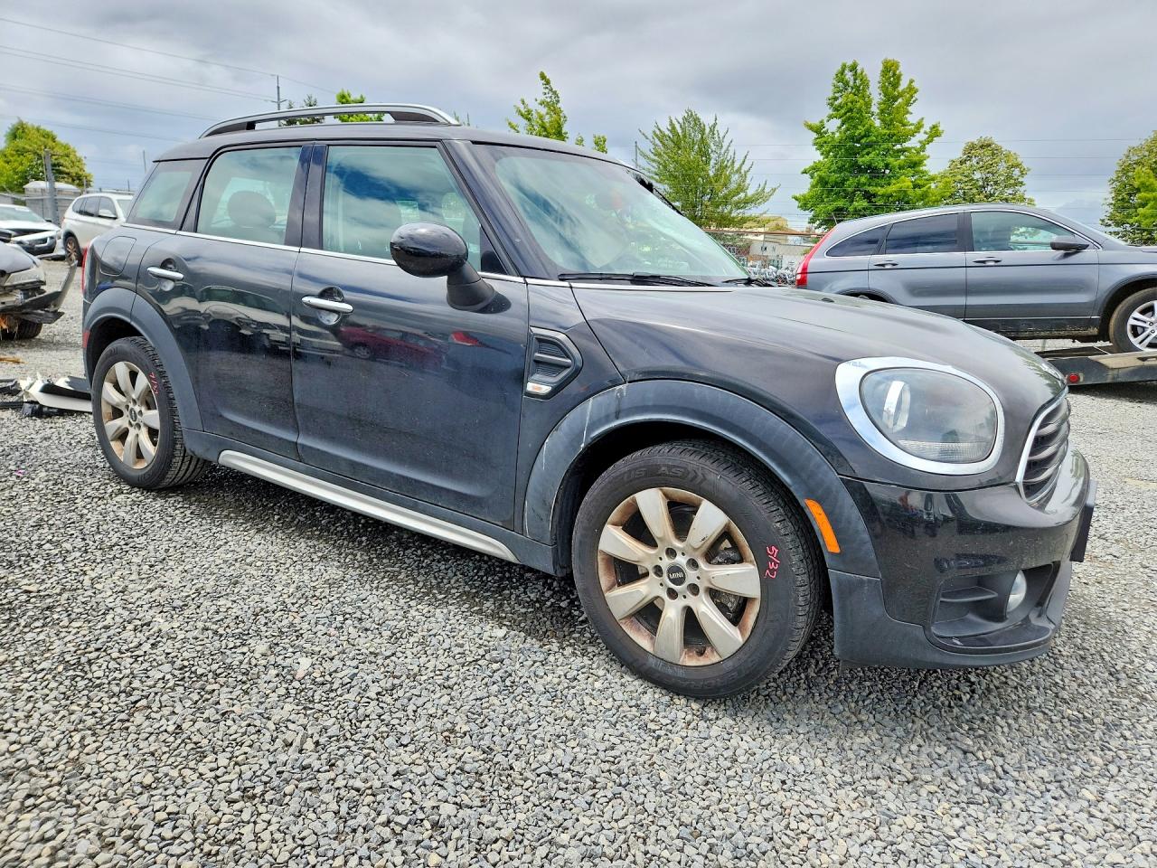 2018 Mini Cooper Countryman Black vin: WMZYS7C37J3F44302