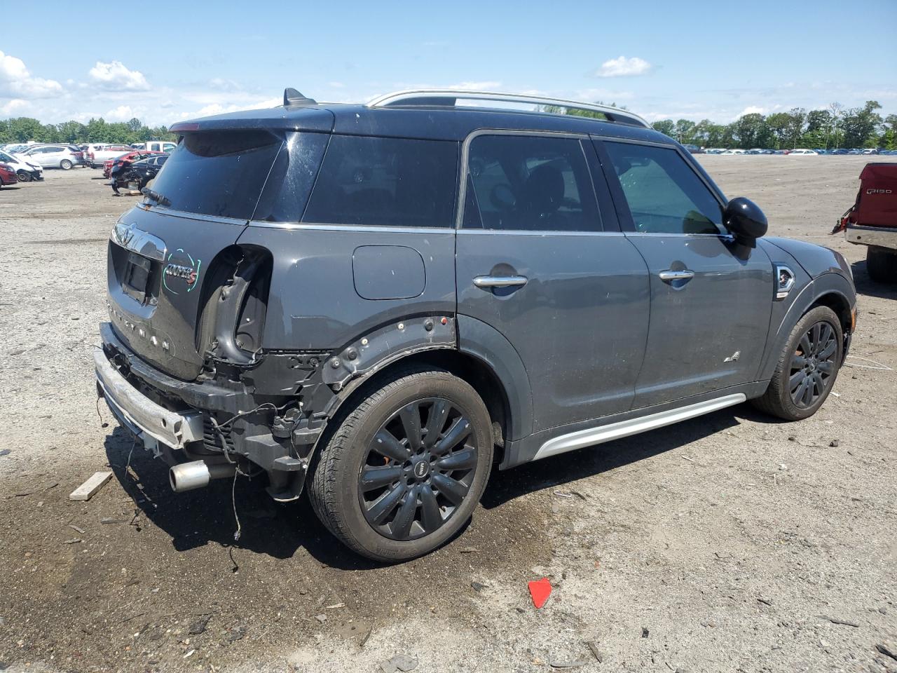 2018 Mini Cooper S Countryman All4 Серый vin: WMZYT5C30J3D81896