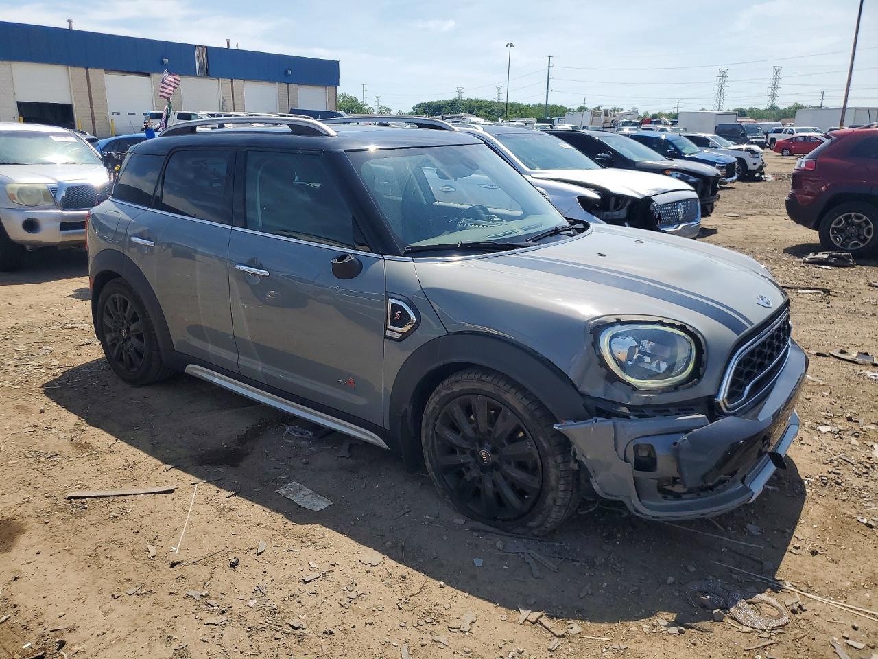 2018 Mini Cooper S Countryman All4 Gray vin: WMZYT5C35J3D83157