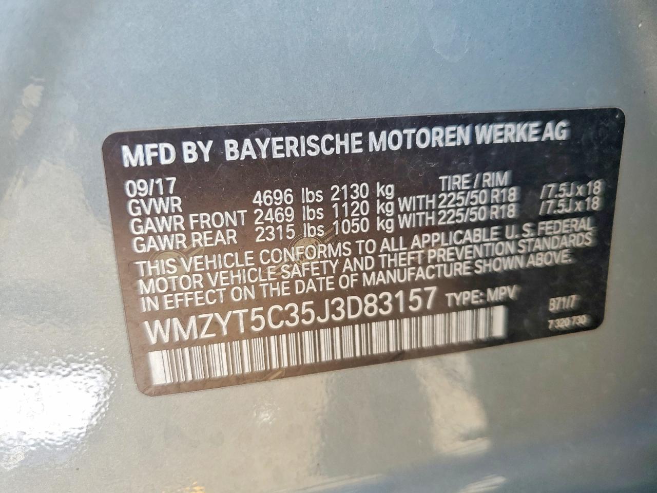 2018 Mini Cooper S Countryman All4 Gray vin: WMZYT5C35J3D83157