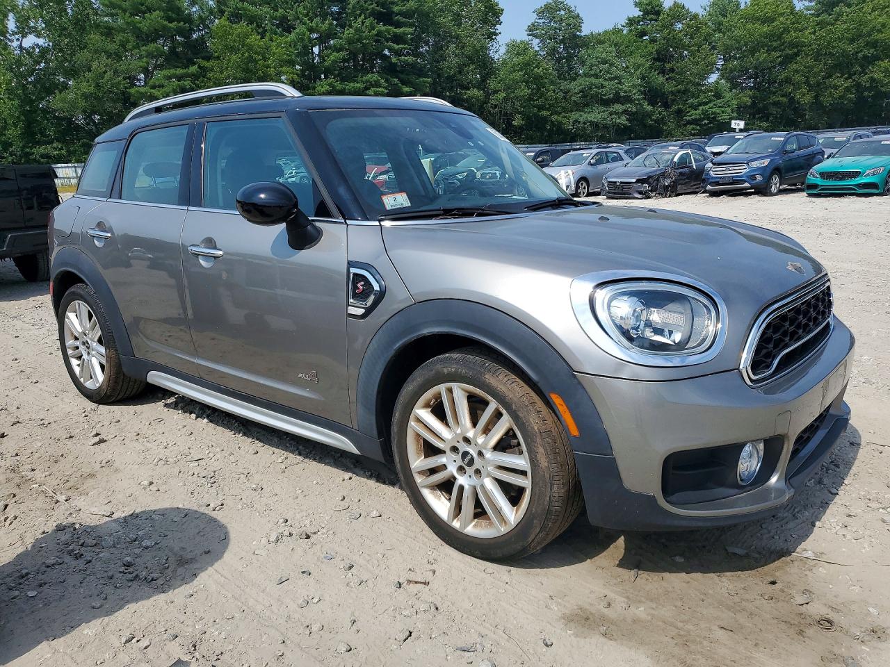 2019 Mini Cooper S Countryman All4 Gray vin: WMZYT5C59K3G92469