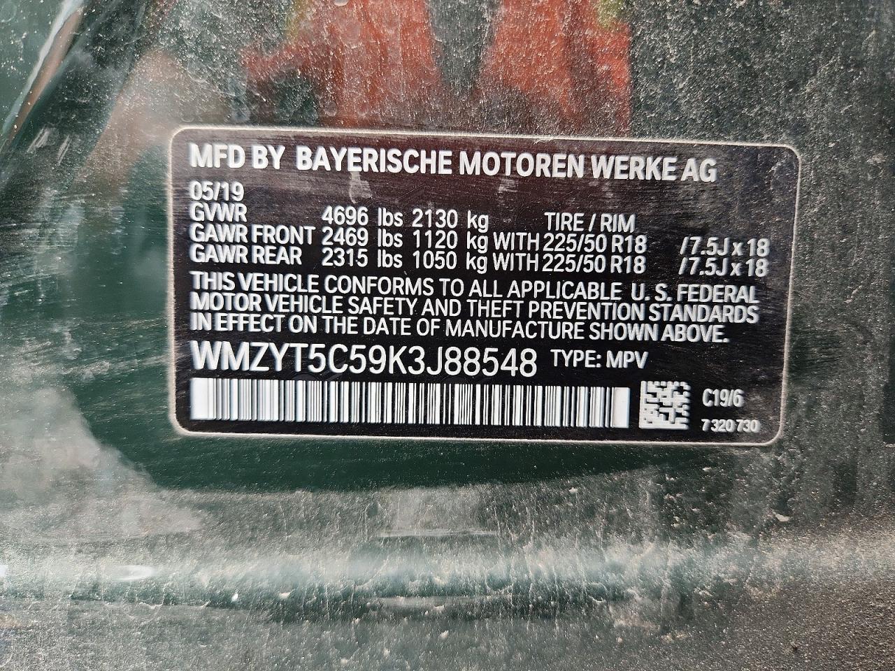 2019 Mini Cooper S Countryman All4 Green vin: WMZYT5C59K3J88548