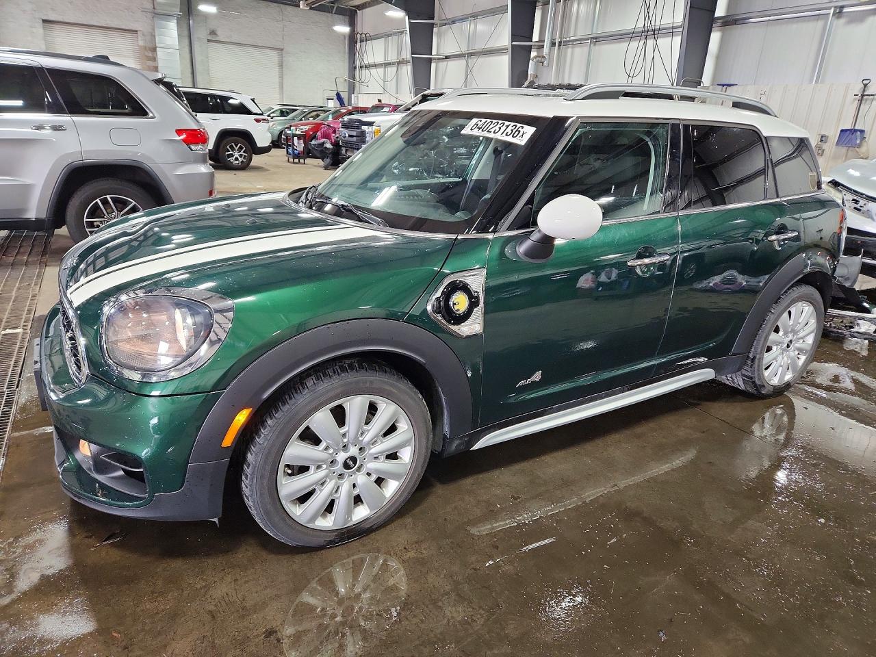2019 Mini Cooper S E Countryman All4 Green vin: WMZYU7C52K3F94604