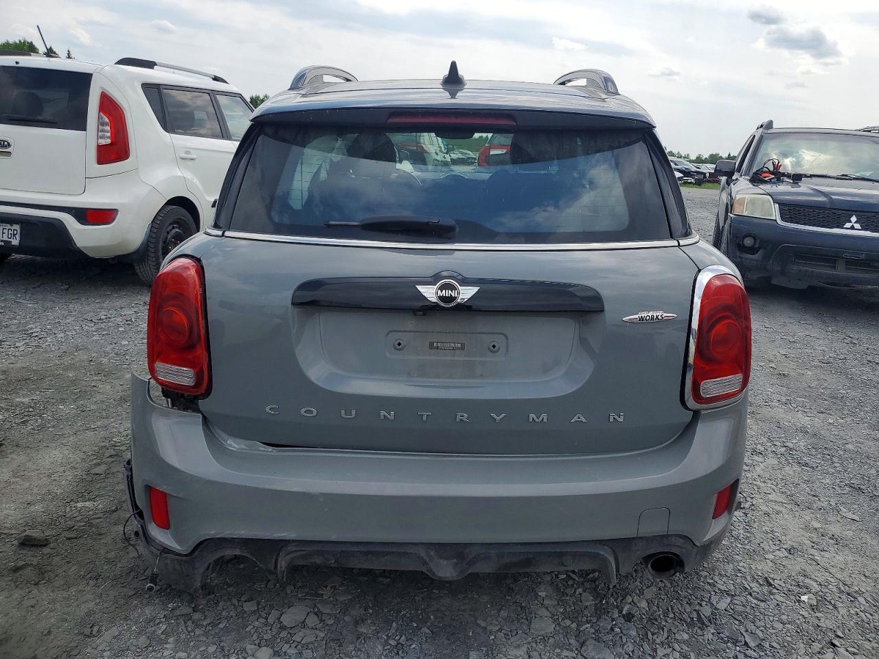 2018 Mini Cooper Jcw Countryman All4 Gray vin: WMZYV9C36J3B92123