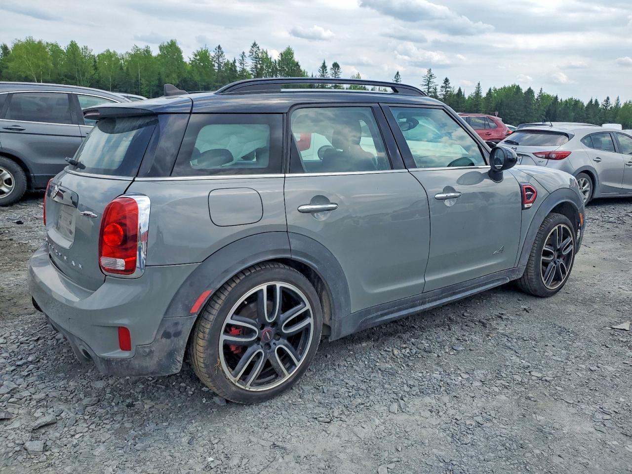 2018 Mini Cooper Jcw Countryman All4 Gray vin: WMZYV9C36J3B92123
