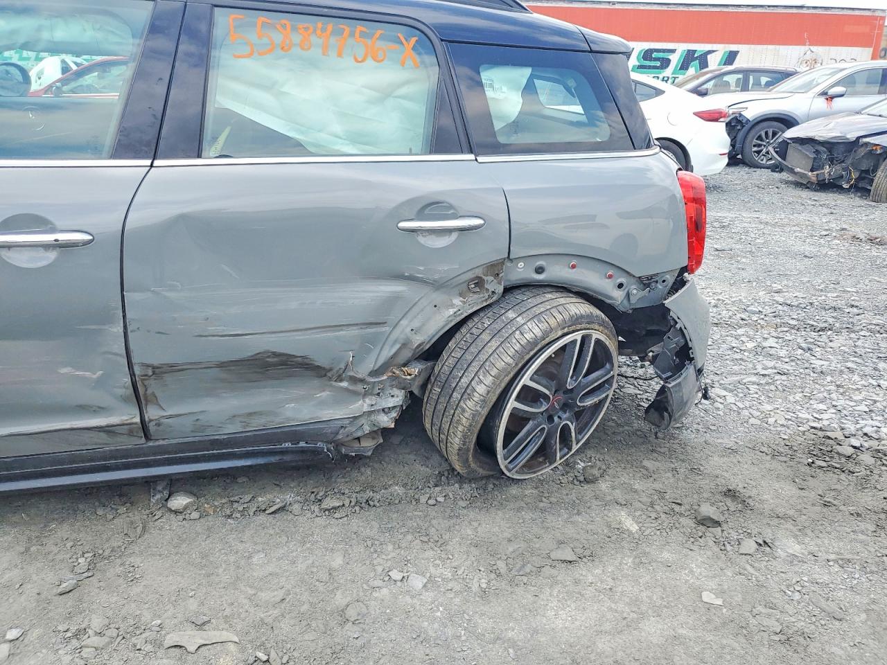 2018 Mini Cooper Jcw Countryman All4 Gray vin: WMZYV9C36J3B92123