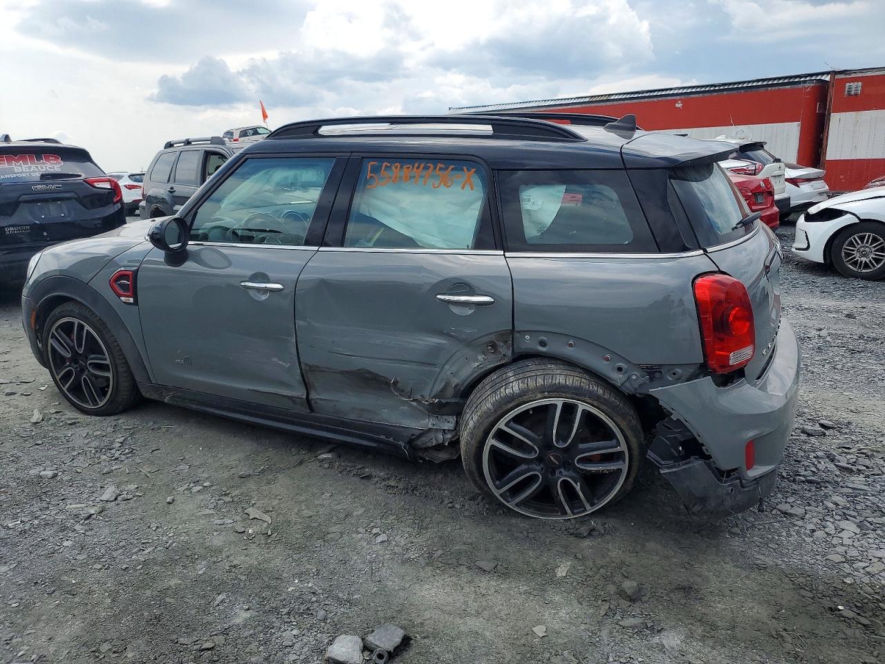 2018 Mini Cooper Jcw Countryman All4 Gray vin: WMZYV9C36J3B92123