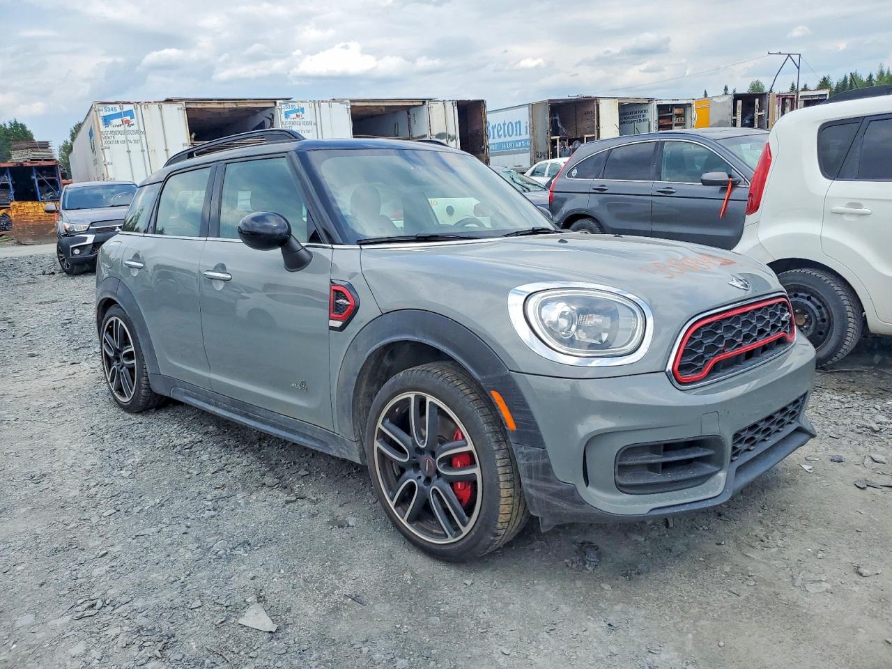 2018 Mini Cooper Jcw Countryman All4 Gray vin: WMZYV9C36J3B92123