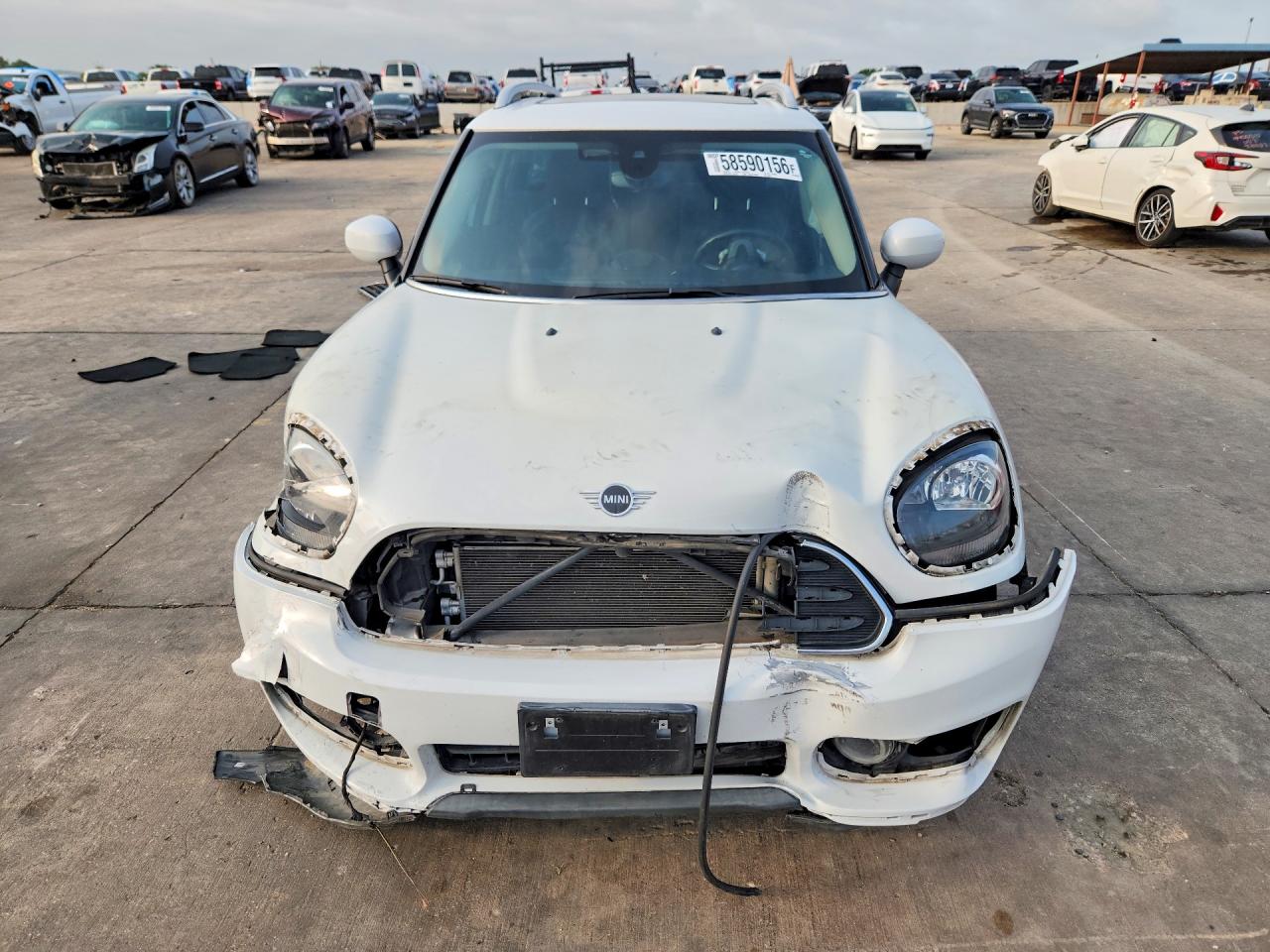 2020 Mini Cooper Countryman White vin: WMZYW3C05L3L02059